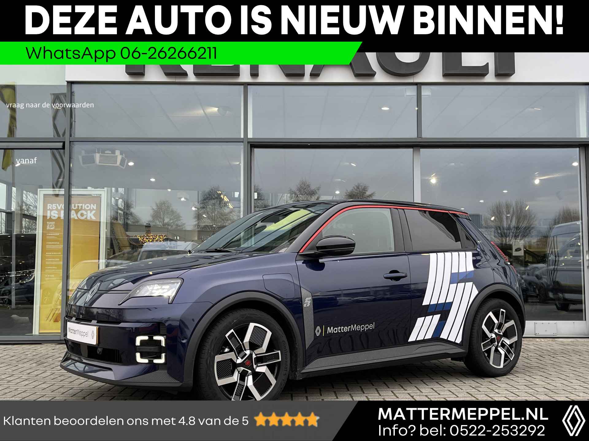 Renault 5 Comfort Range Techno 52 kWh | Demo | Pack Advanced Driving | Pack Winter | Harman Kardon | V2L Adapter | Pack Parking