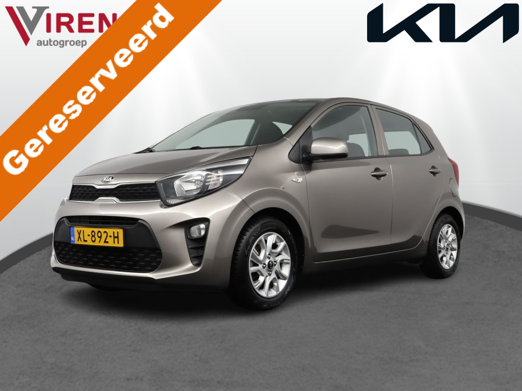 Kia Picanto 1.0 CVVT ComfortPlusLine Navigator - Navigatie - Airco - Apple Carplay-/Android Auto - Lichtmetalen Velgen - Achteruitrijcamera - Fabrieksgarantie tot 02-2026