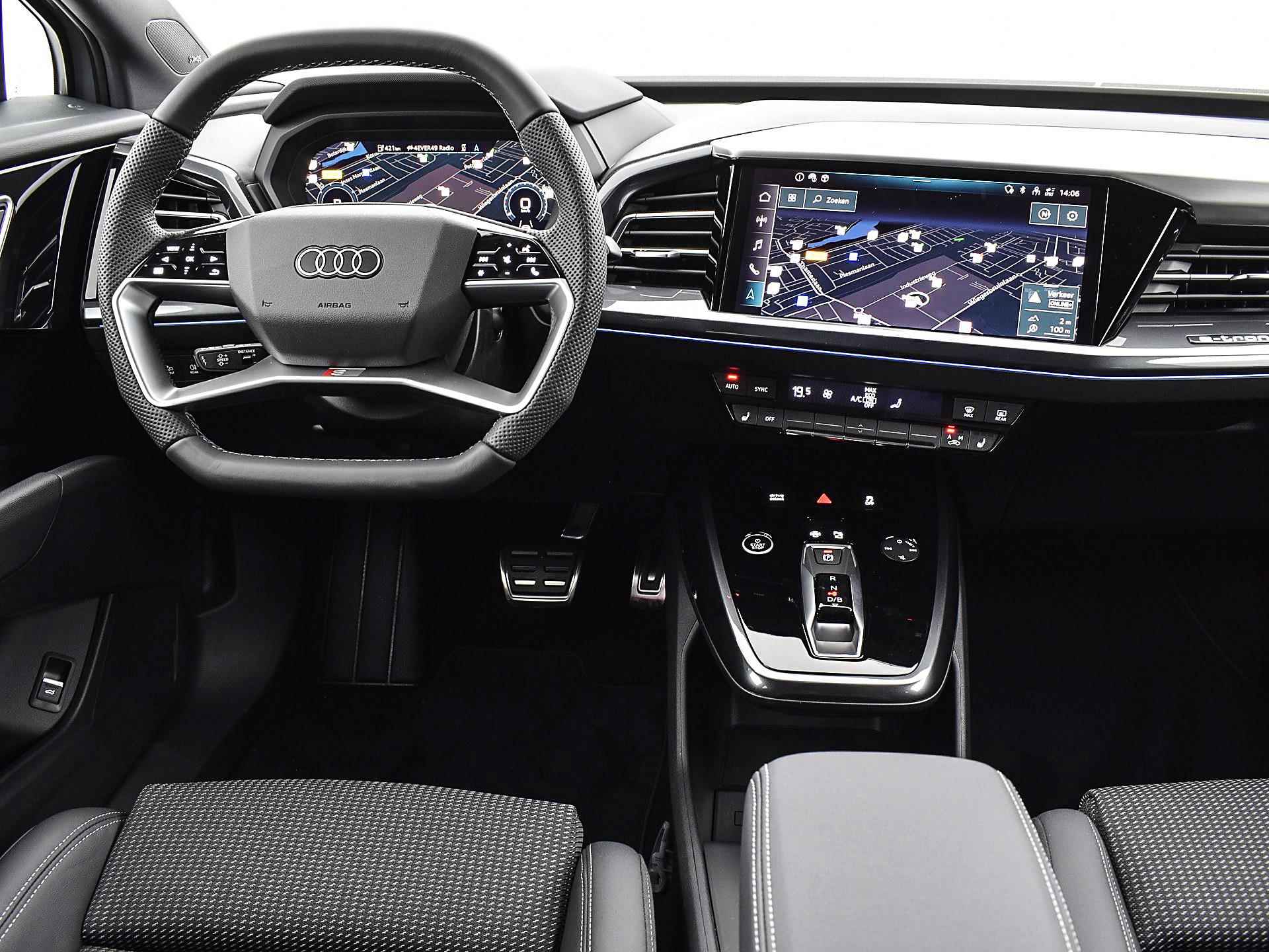 Audi Q4 Sportback e-tron 45 S Edition 82 kWh ·Assistentiepakket plus·Sonos premium sound·Lichtpakket plus ambient light· - 4/39