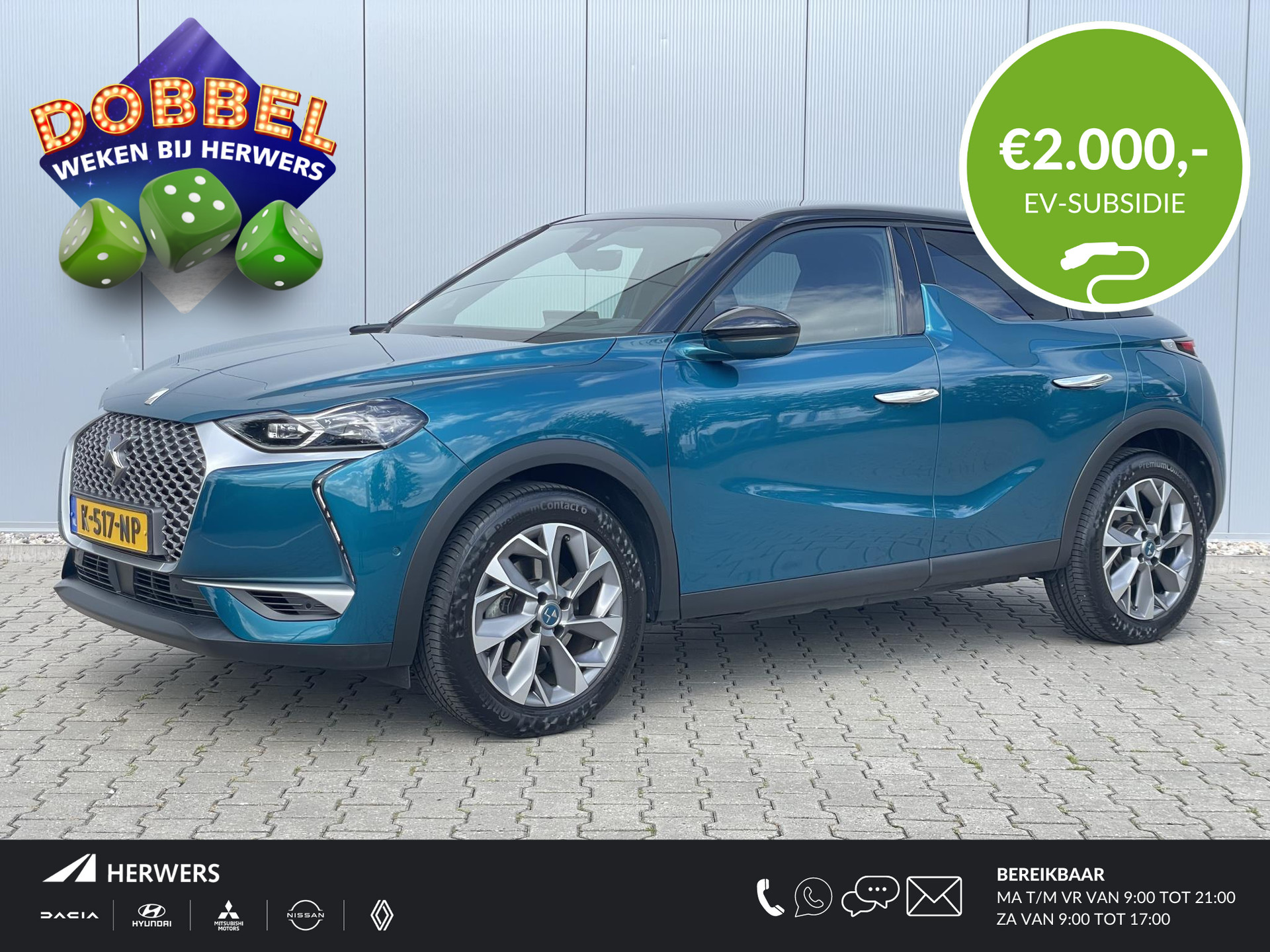 DS 3 Crossback E-Tense So Chic 50 kWh / Camera / Cruise Control / Navigatie / Climate Control / Bluetooth /