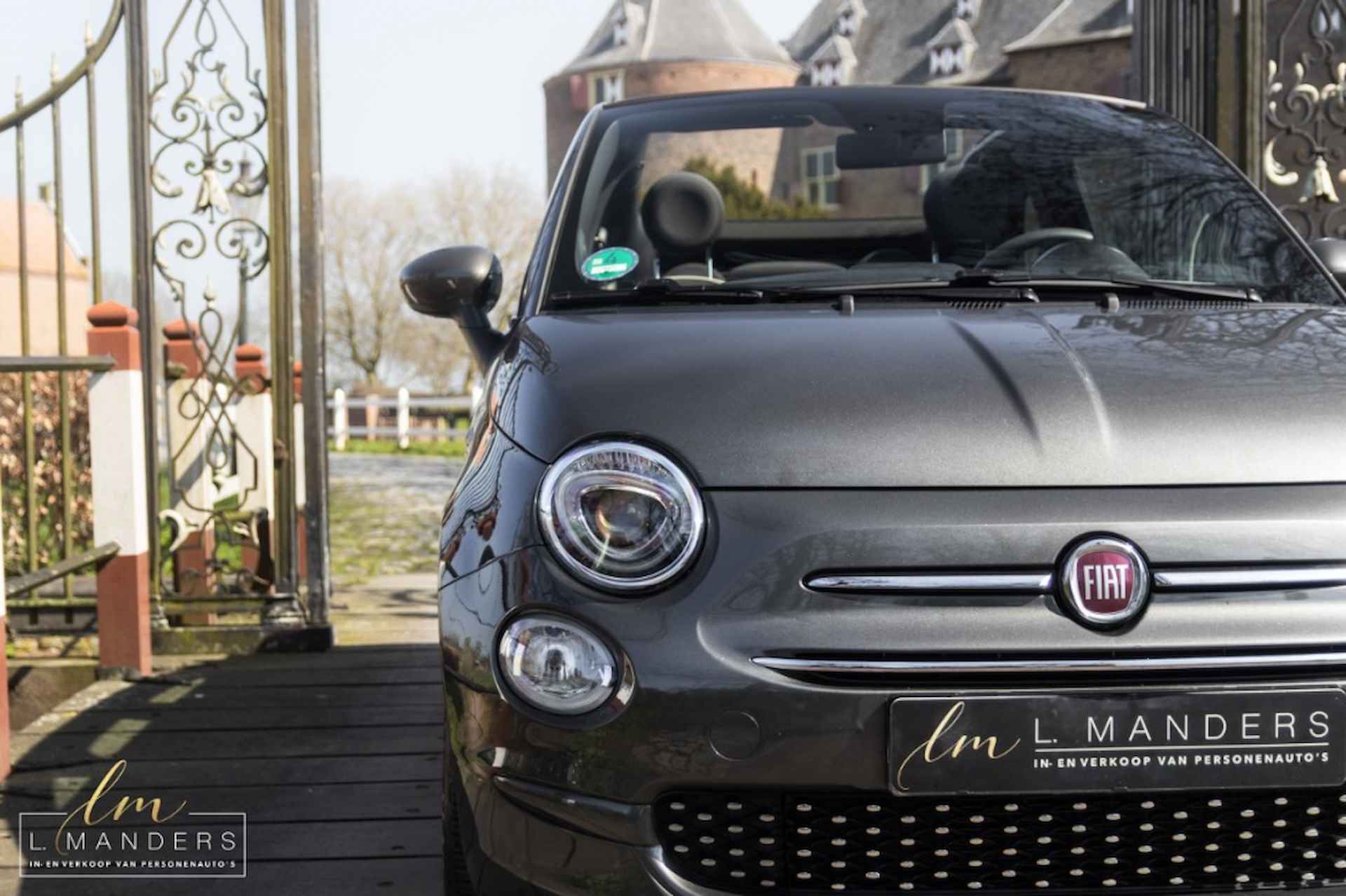 Fiat 500C 1.2 Young 2019 GRIJS | Cabrio | Apple CarPlay | PDC | LM - 6/24