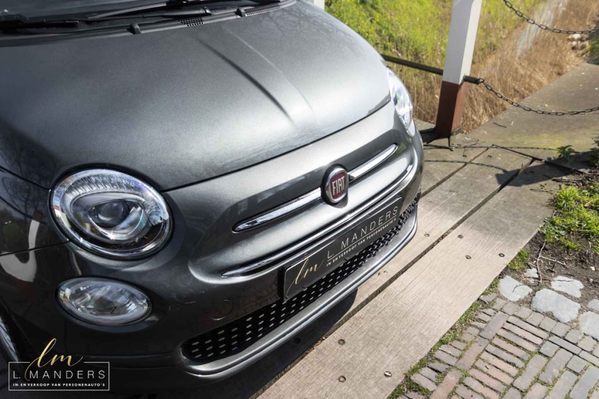 Fiat 500C 1.2 Young 2019 GRIJS | Cabrio | Apple CarPlay | PDC | LM - 8/24