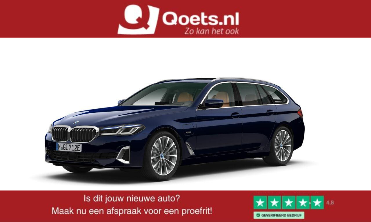 BMW 5-serie Touring 530e High Executive Luxury Line - Trekhaak - Panoramadak - Comfort stoelen - Parking/Driving Assistant - Active Protection - Head Up - Harman Kardon - Elektrisch verwarmde stoelen - Getinte Ruiten -