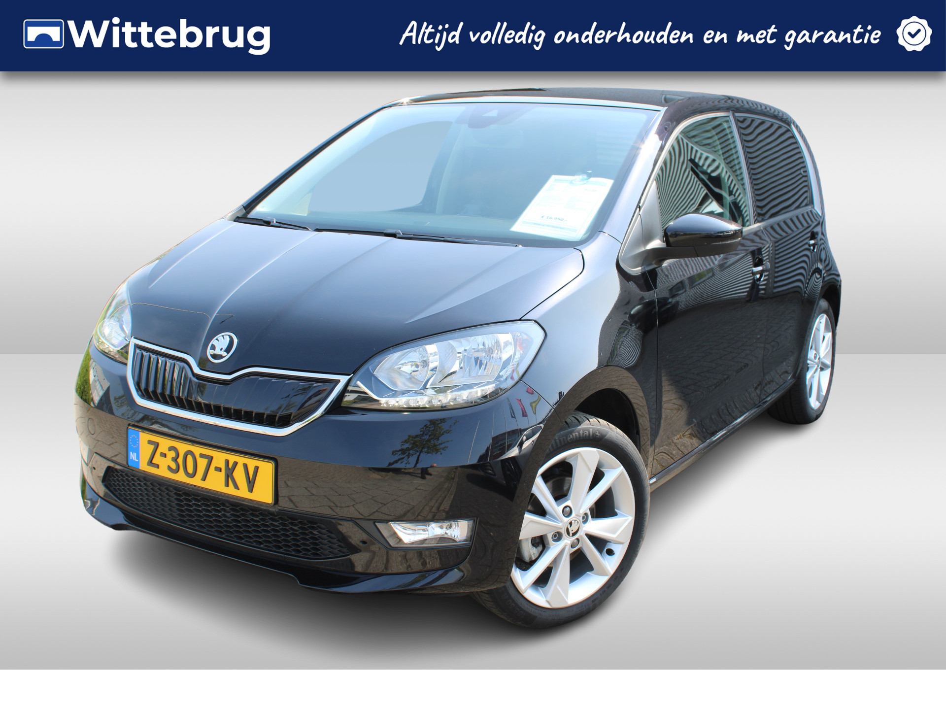 Škoda Citigo e-iV EV Best Of Airco / Navigatie via App / Bluetooth / 16"LM Velgen € 2000,- SEPP Subsidie mogelijk