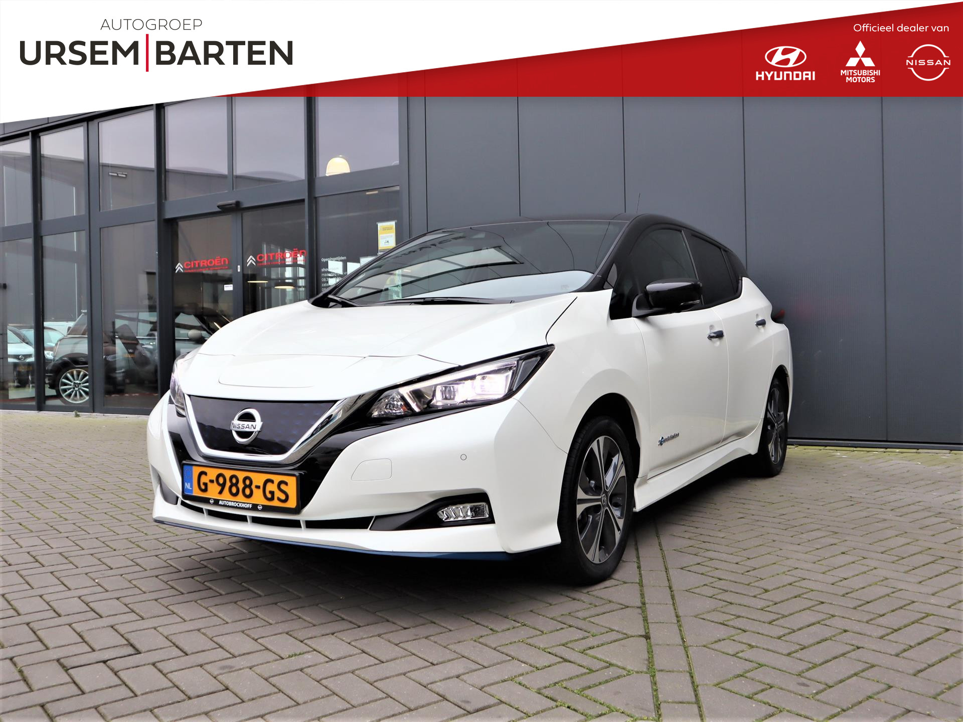 Nissan Leaf Electric e+ 62kWh Tekna Two Tone | Navi | 4% bijtelling| Climate | Pro Pilot | Leder/Suede | LED | 360 AVM | BOSE | Stoel/Stuurverwarming | Apple carplay/Android auto | Keyless Entry |