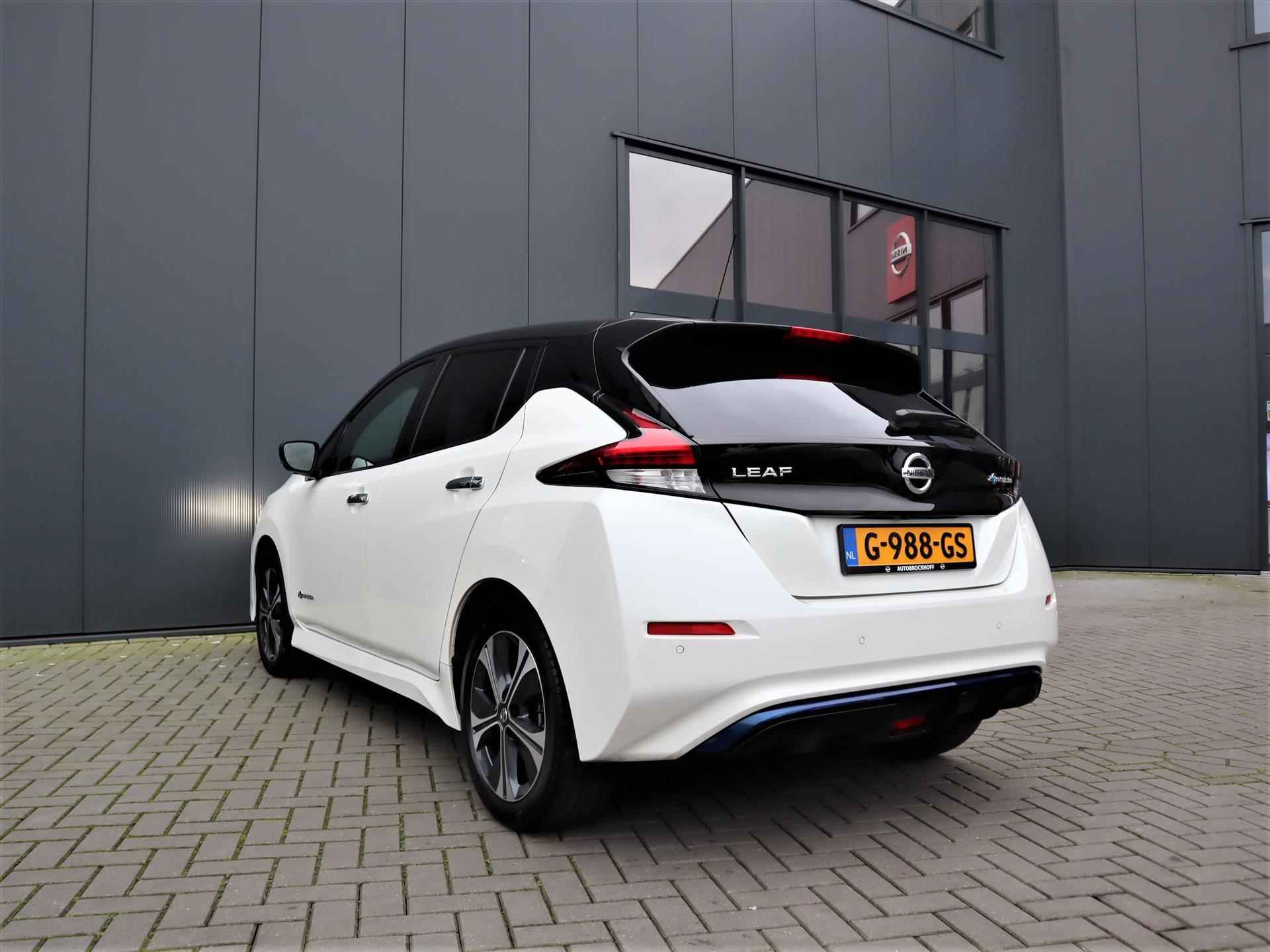 Nissan Leaf Electric e+ 62kWh Tekna Two Tone | Navi | 4% bijtelling| Climate | Pro Pilot | Leder/Suede | LED | 360 AVM | BOSE | Stoel/Stuurverwarming | Apple carplay/Android auto | Keyless Entry | - 3/39