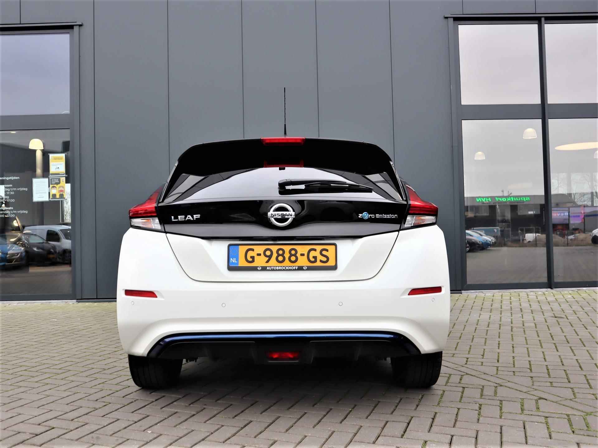 Nissan Leaf Electric e+ 62kWh Tekna Two Tone | Navi | 4% bijtelling| Climate | Pro Pilot | Leder/Suede | LED | 360 AVM | BOSE | Stoel/Stuurverwarming | Apple carplay/Android auto | Keyless Entry | - 4/39