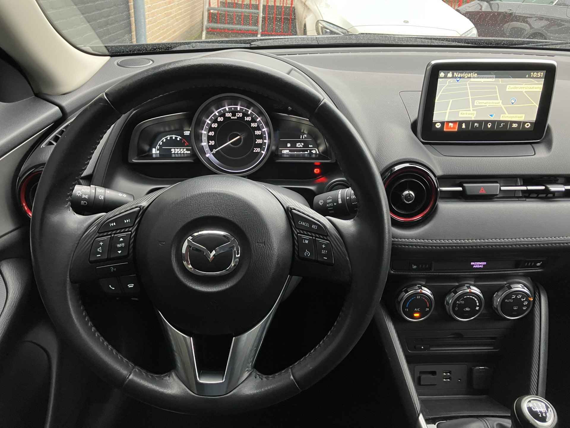 Mazda CX-3 2.0 SkyActiv-G 120 TS+ | dealer onderhouden | navigatie | trekhaak | cruise control | bluetooth | parkeersensoren - 21/34