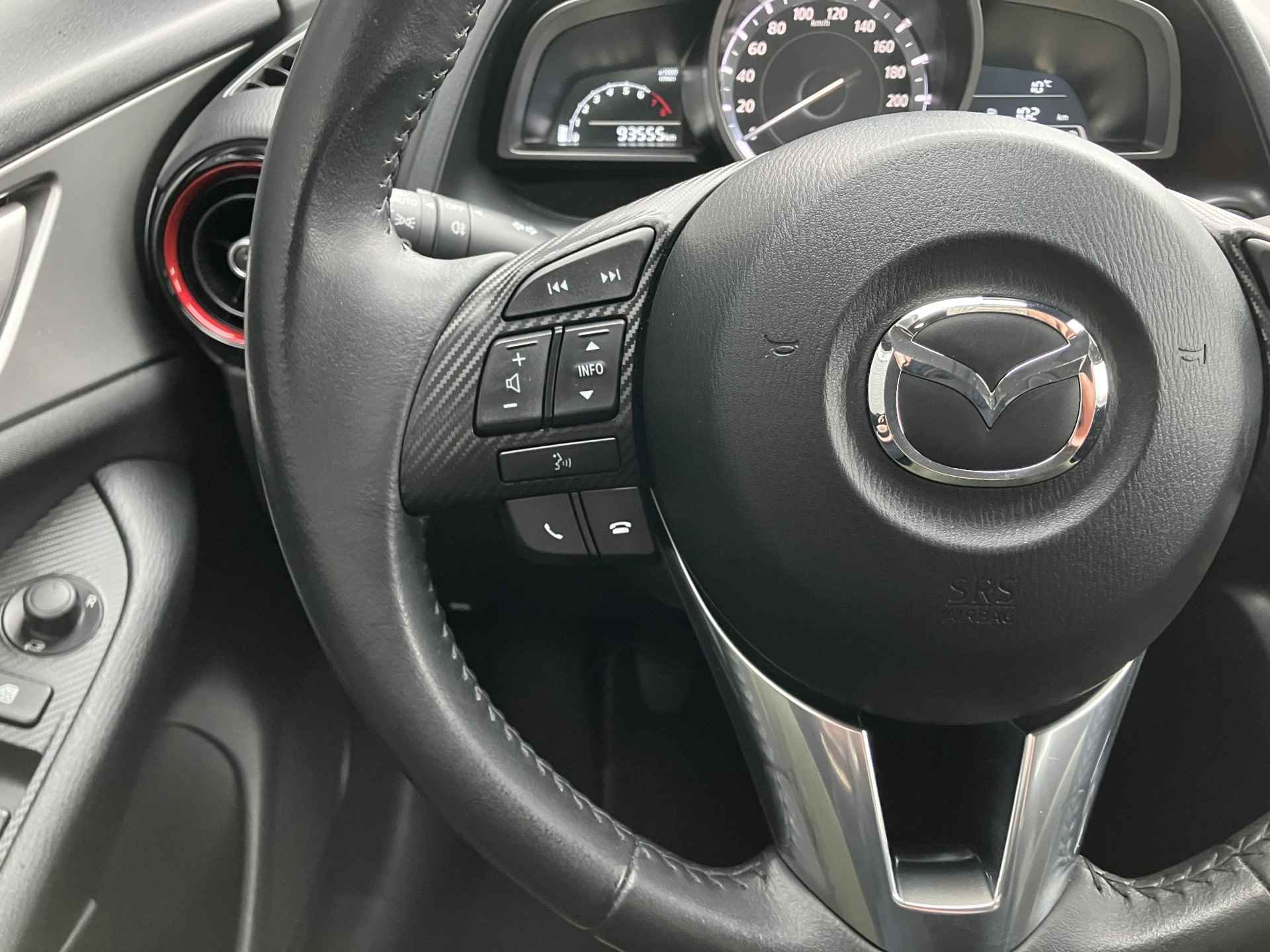 Mazda CX-3 2.0 SkyActiv-G 120 TS+ | dealer onderhouden | navigatie | trekhaak | cruise control | bluetooth | parkeersensoren - 23/34