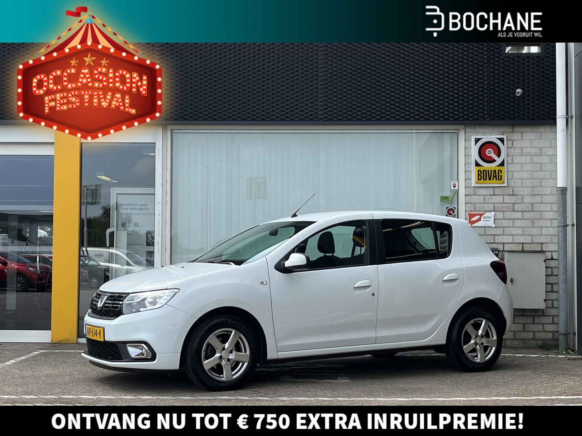 Dacia Sandero 0.9 TCe 90 Easy-R Laureate , Geschikt voor mindervaliden, NL-AUTO, Dealer Onderhouden, BT-Functie, LMV, Airco - 1/29