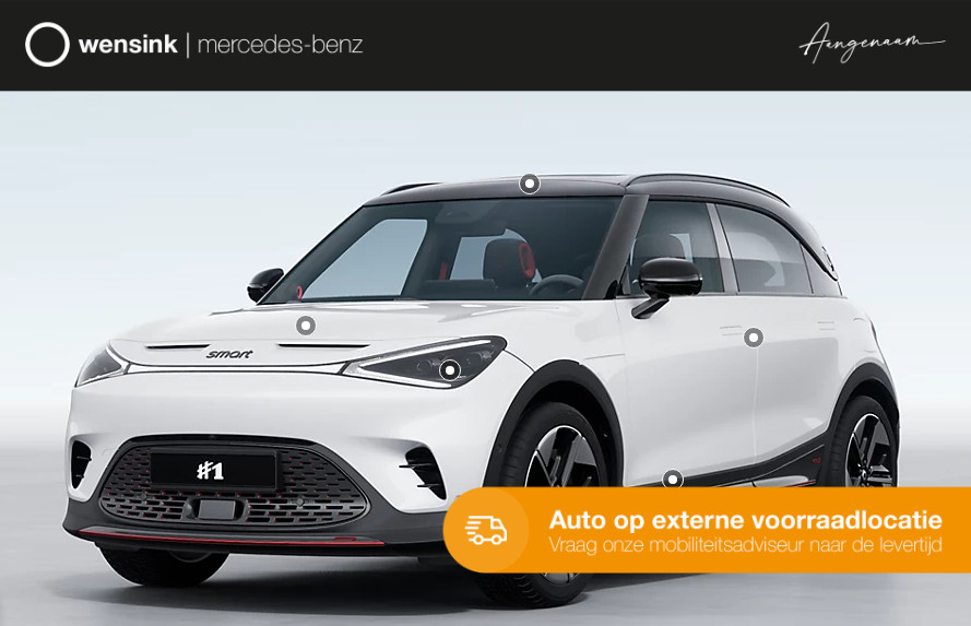 smart #1 BRABUS 66 kWh | Private Lease vanaf €569 per maand! | Panoramadak | 360 Camera | Keyless Entry | Memory | Cyber Spark LED | Smart Drive Pilot | BRABUS Mode |