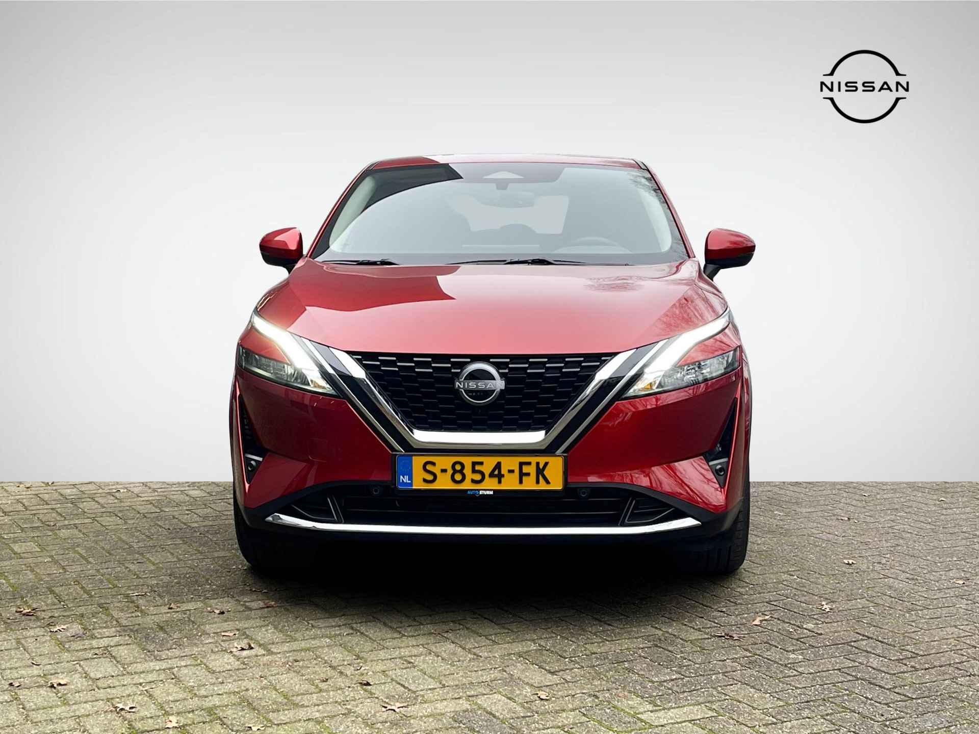 Nissan Qashqai 1.3 MHEV N-Connecta Chrome Pack | Trekhaak | 360° Camera | Adapt. Cruise Control | Navigatie | Apple Carplay/Android Auto | Rijklaarprijs! - 2/26