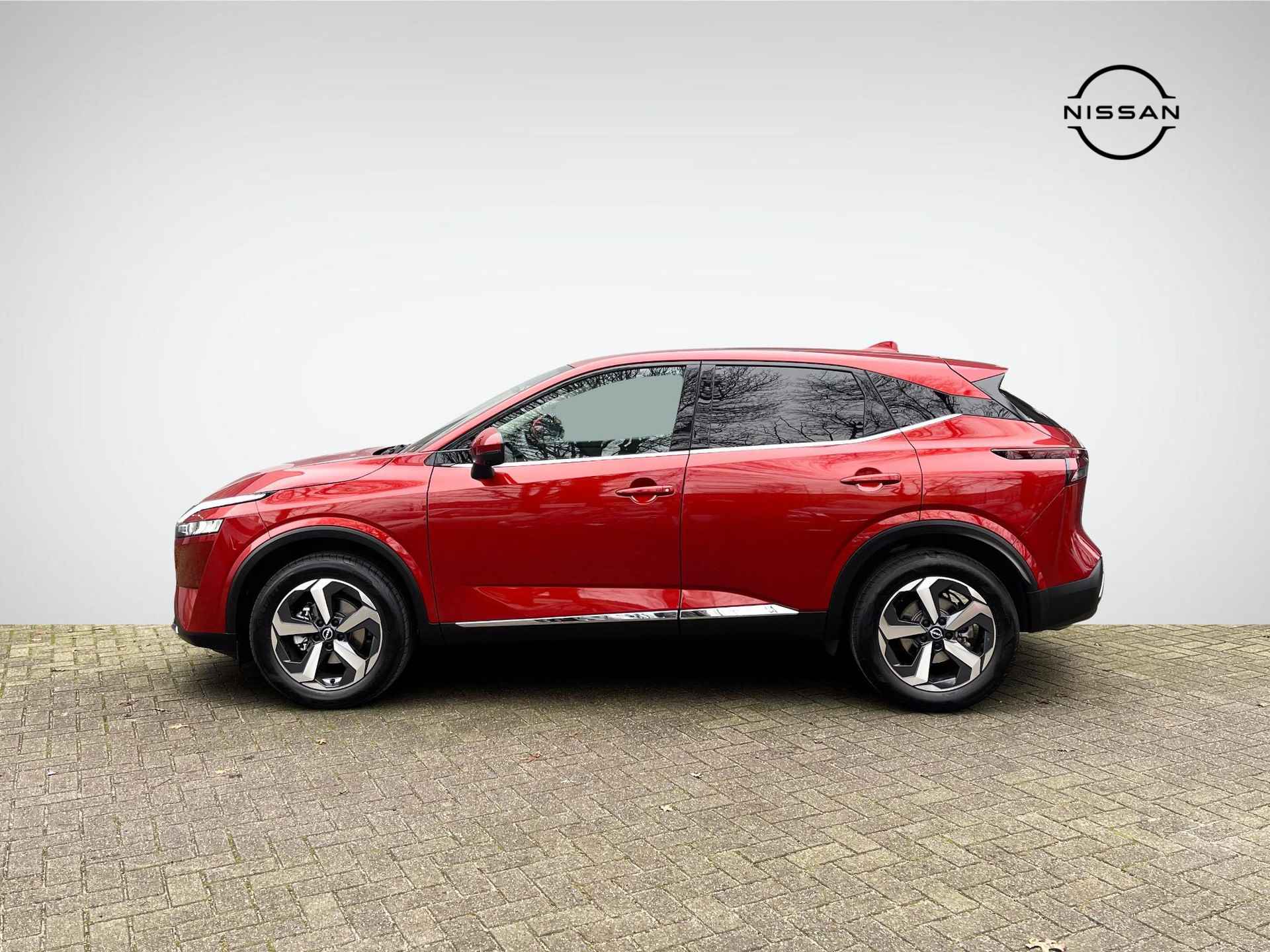 Nissan Qashqai 1.3 MHEV N-Connecta Chrome Pack | Trekhaak | 360° Camera | Adapt. Cruise Control | Navigatie | Apple Carplay/Android Auto | Rijklaarprijs! - 7/26