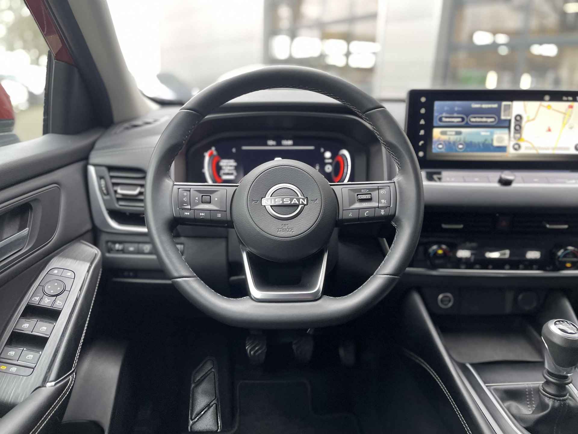 Nissan Qashqai 1.3 MHEV N-Connecta Chrome Pack | Trekhaak | 360° Camera | Adapt. Cruise Control | Navigatie | Apple Carplay/Android Auto | Rijklaarprijs! - 14/26