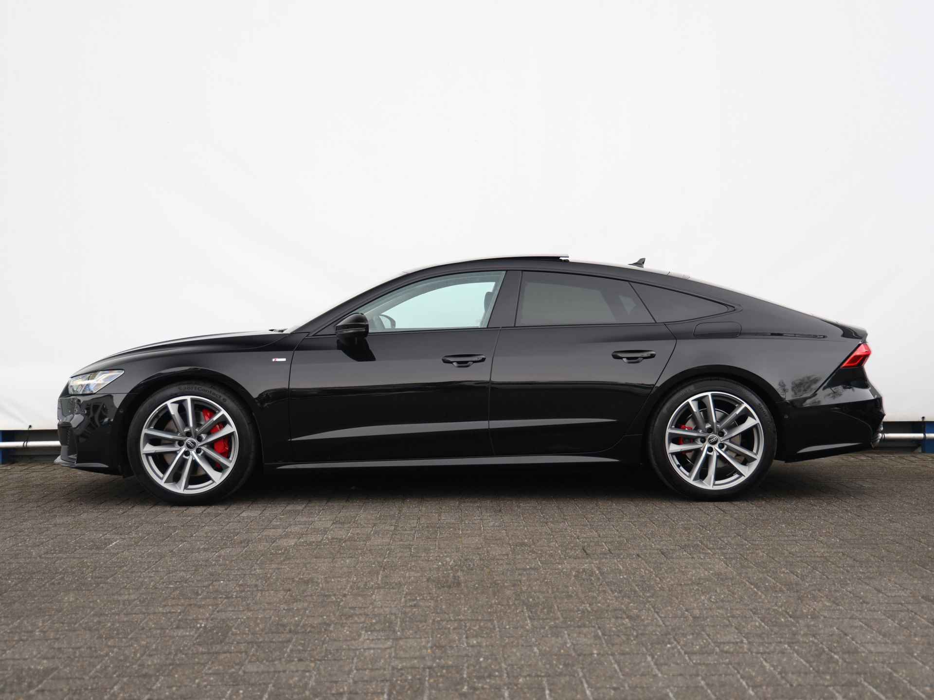 Audi A7 Sportback 55 TFSI e quattro Pro Line S Competition 367pk | Pano | B&O | HUD | 360° camera | Keyless | 20" Velgen | Trekhaak | Dodehoekdetectie | Adaptive cruise | Geh. bestuurderstoel | Elek. stoelen - 16/44