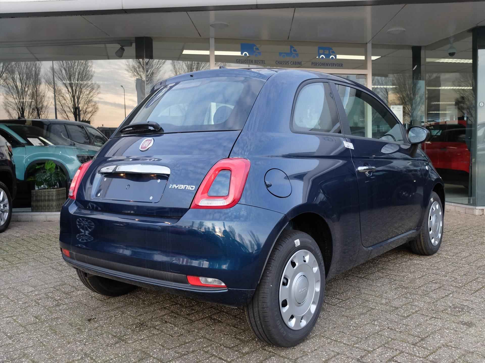 Fiat 500 1.0 Hybrid 70pk - DIRECT LEVERBAAR - 3/22