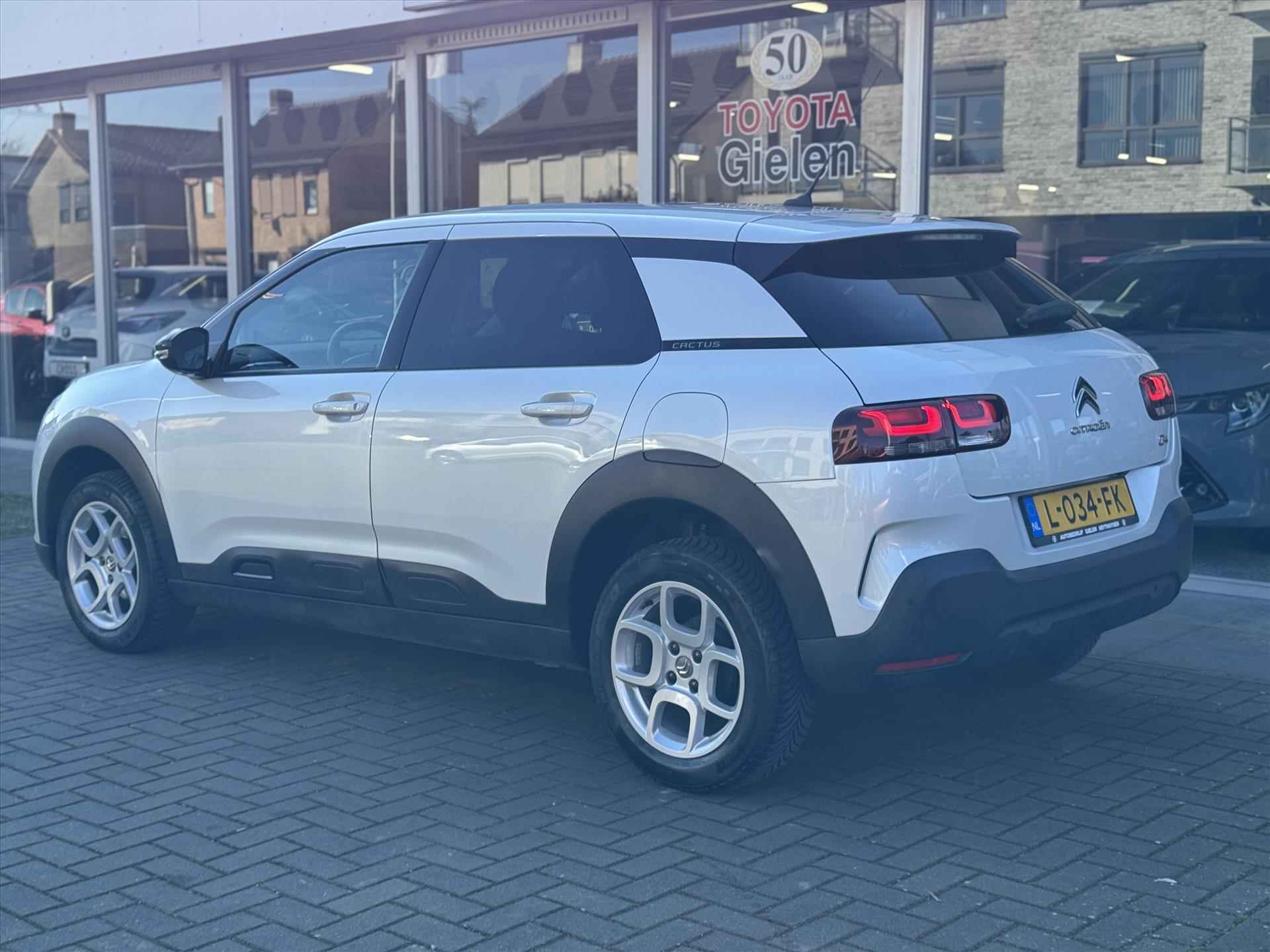 Citroen C4 Cactus 1.2 PureTech Shine | Navigatie, Parkeercamera, Cruise control, Apple CarPlay/Android auto, 16 inch - 4/28