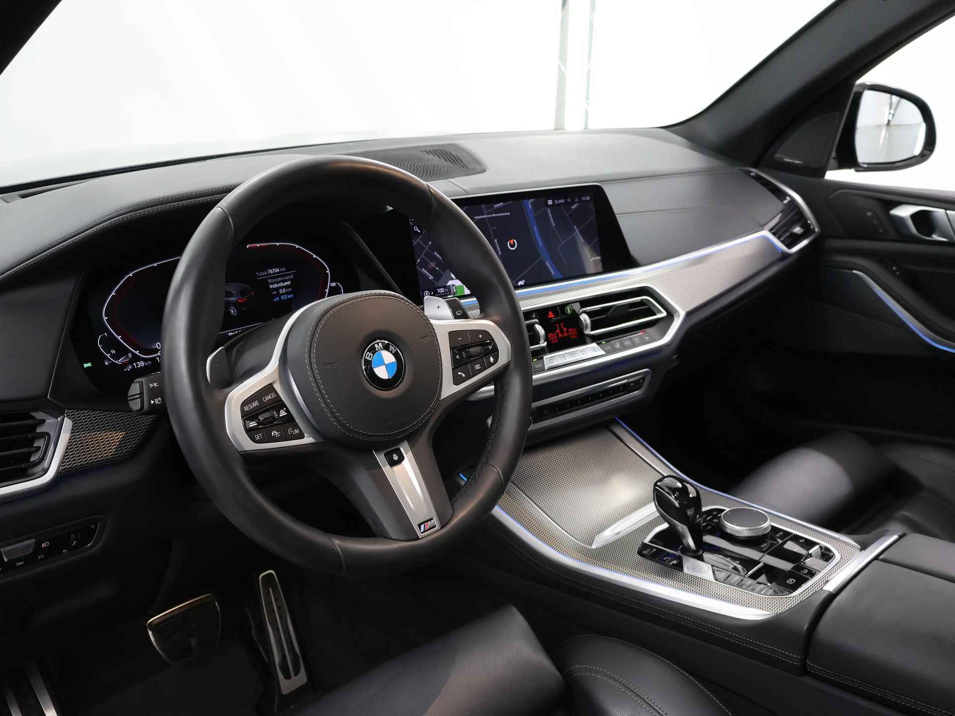 BMW X5 xDrive45e High Executive M Sport | Panoramadak | Trekhaak | Stuurverwarming | Ele. stoelen + Memory | HUD | Camera | Adaptief Onderstel | Apple CarPlay | - 8/55