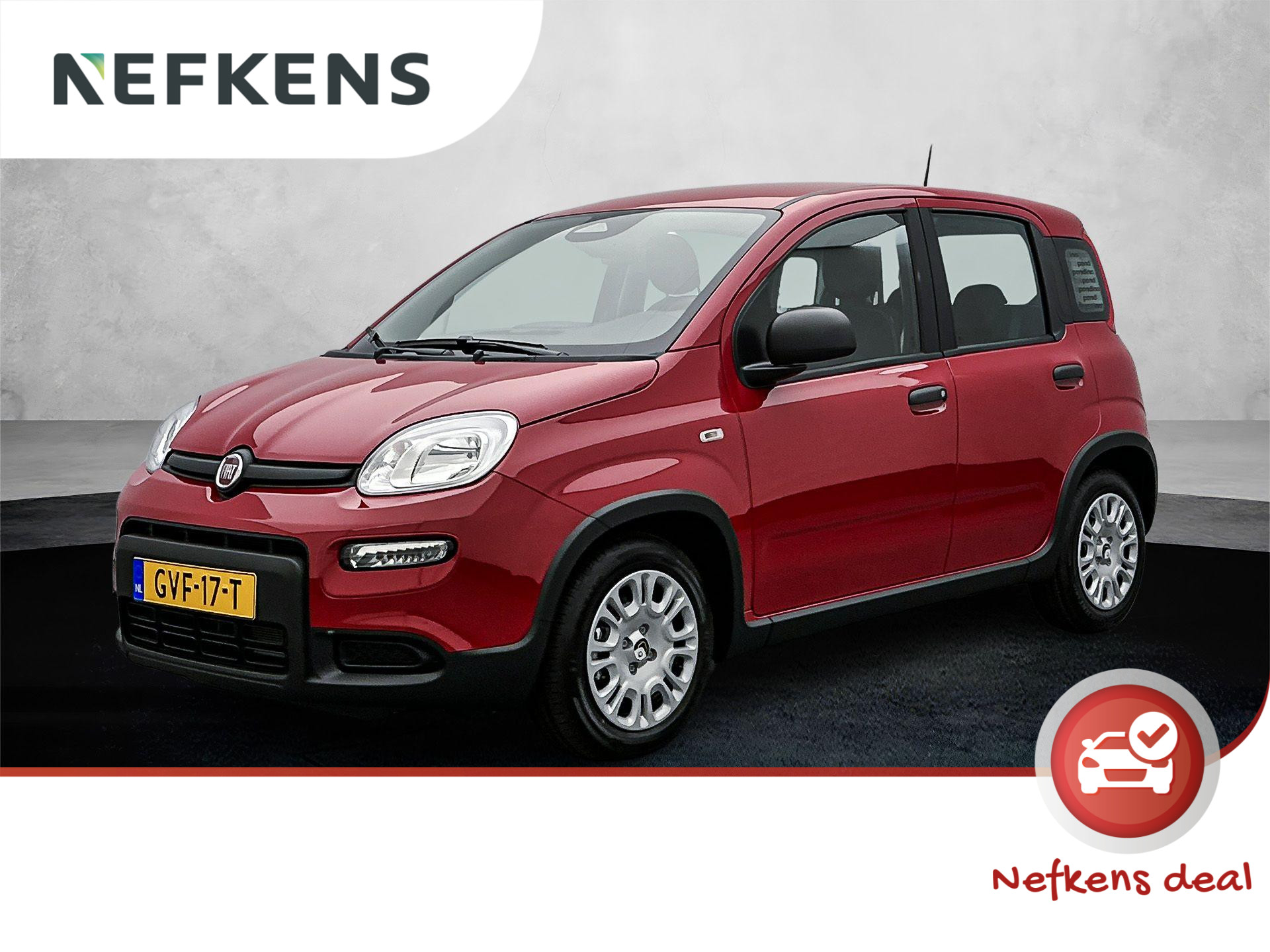 Fiat Panda Hybrid City 70 pk | Parkeersensoren Achter | Airco | Cruise Control | DAB Ontvanger | Bluetooth | Buitenspiegels Elektrisch Verstel -en Verwarmbaar | Start/Stop Systeem | Verkeersbord Detectie |