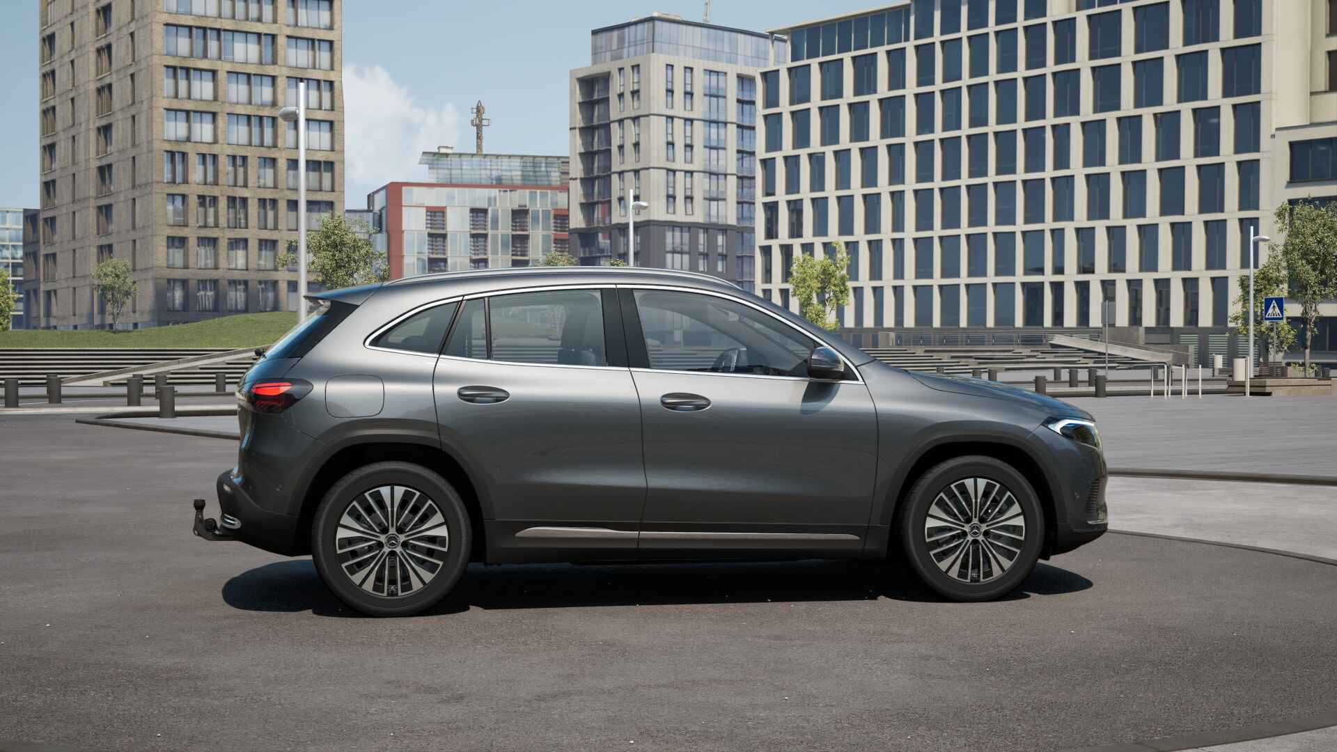 Mercedes-Benz EQA 250+ Business Line 71 kWh | Trekhaak | Parkeerpakket met achteruitrijcamera | Dodehoekassistent | Verwarmde stoelen vooraan | Extra USB-poorten | EASY PACK achterklep | Spiegelpakket | Sfeerverlichting | - 15/25