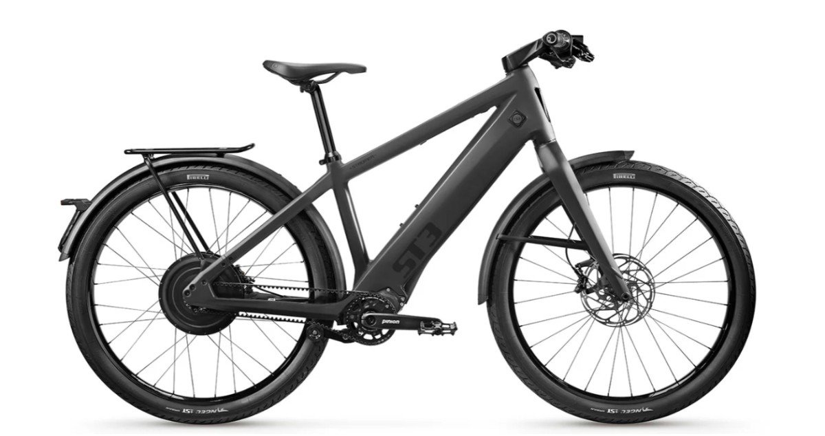 Stromer ST3 Pinion Heren Black L 2024