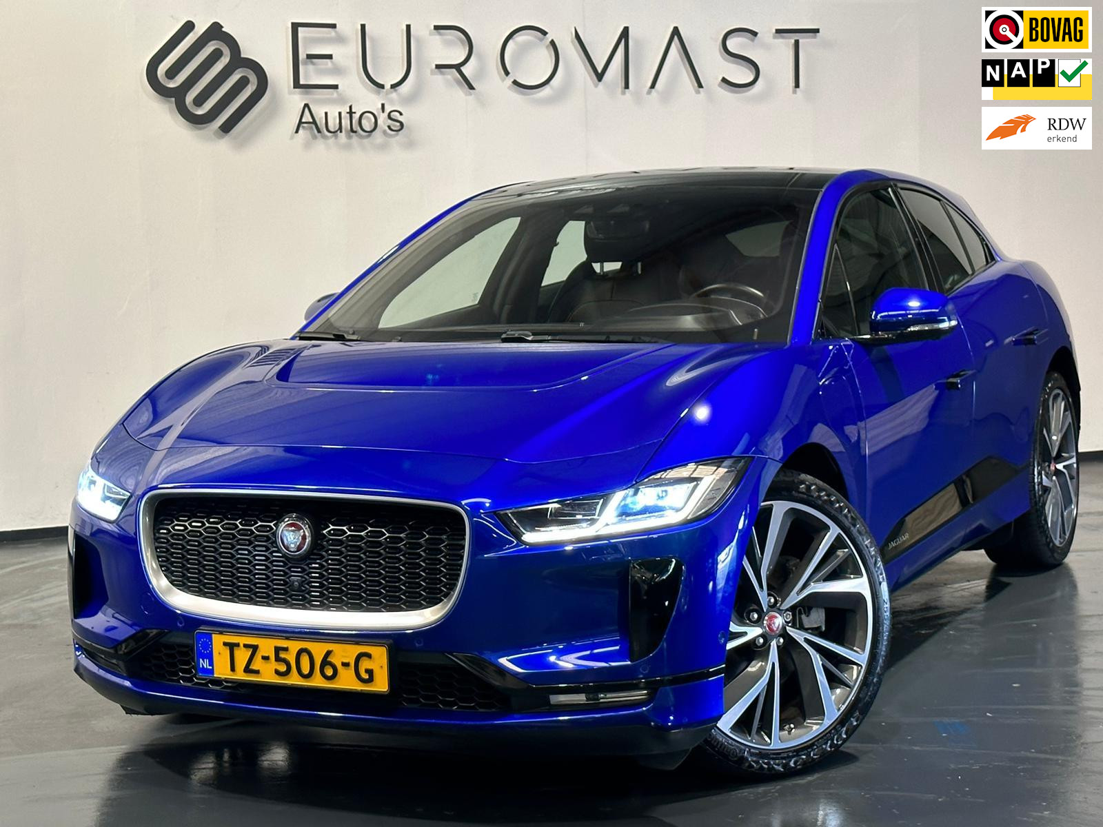 Jaguar I-PACE EV400 First Edition Pano Camera Leder 22'' Meridian Prijs is Inclusief btw