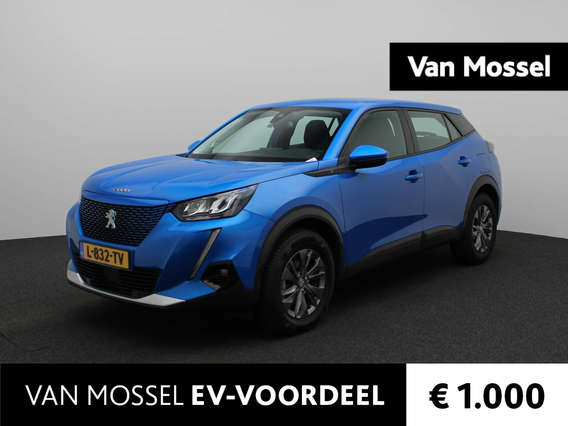 Peugeot e-2008 EV Blue Lease Active 50 kWh | Automaat | Navigatie | Climate control | Parkeer sensoren | LMV | LED | Camera | DAB | Apple carplay |