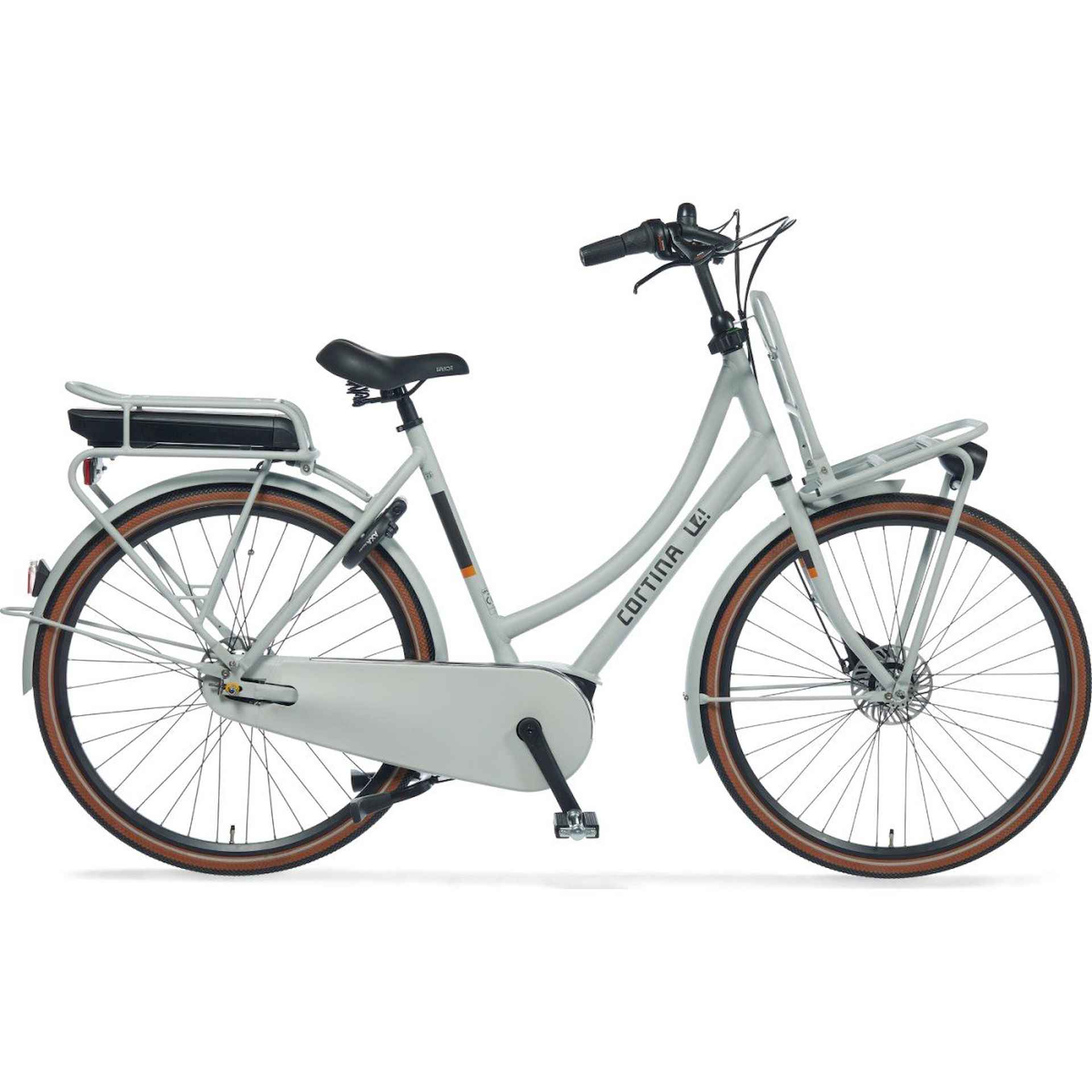 CORTINA E-U4 Transport Bosch Dames Smooth Grey Matt 50cm 2024 - 1/2