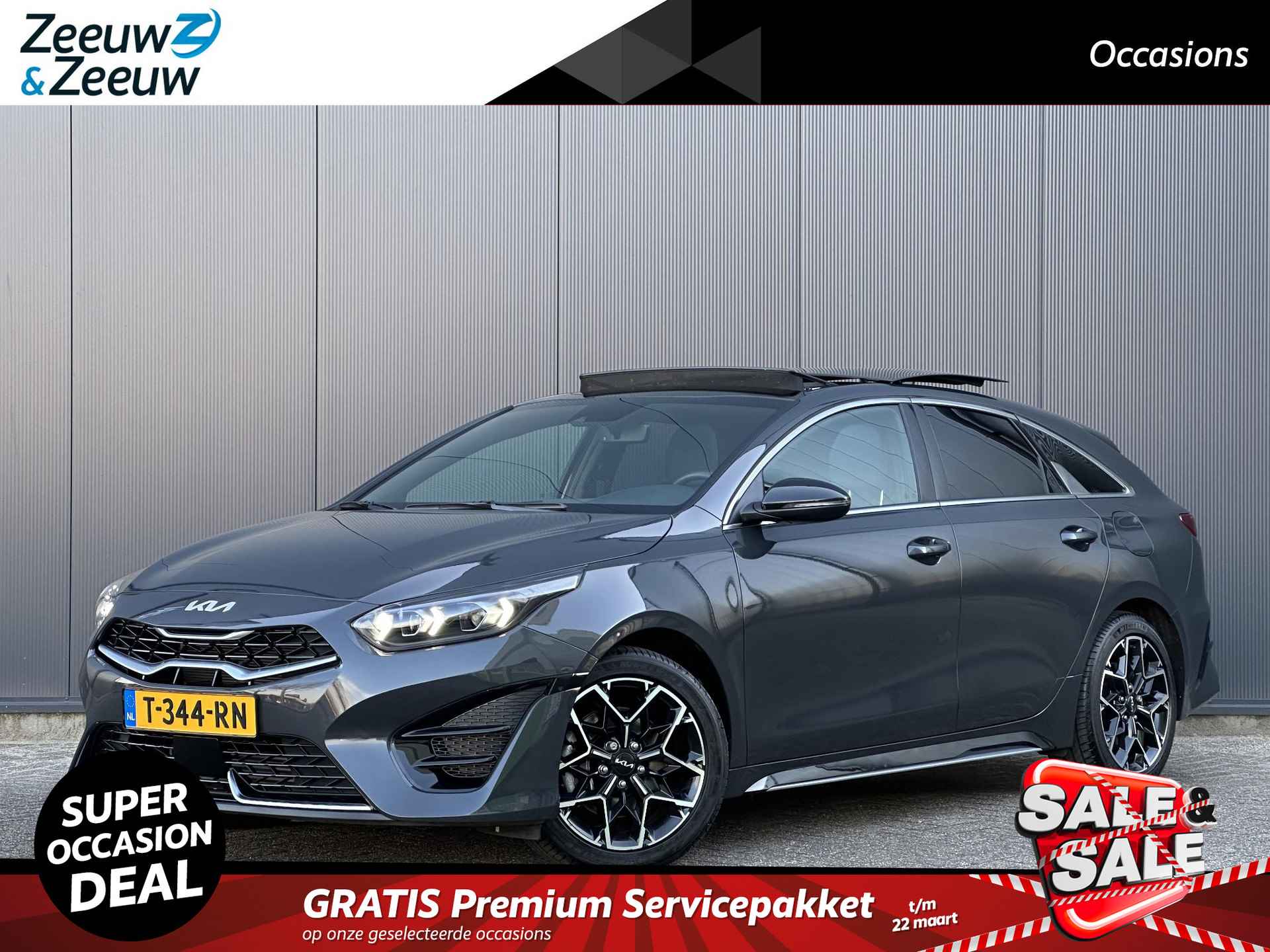 Kia ProCeed 1.5 T-GDi GT-Line | Automaat | Dealer onderhouden | Garantie t/m 08-2030 | Navi | Clima | Camera | Schuif-/kanteldak | Stoel-/stuurverwarming | El. achterklep