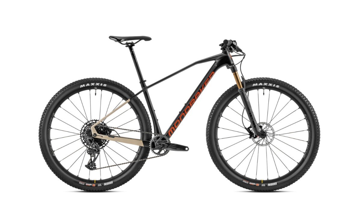 Mondraker Chrono Carbon RR Heren Carbon Desert Grey Orange L 2023