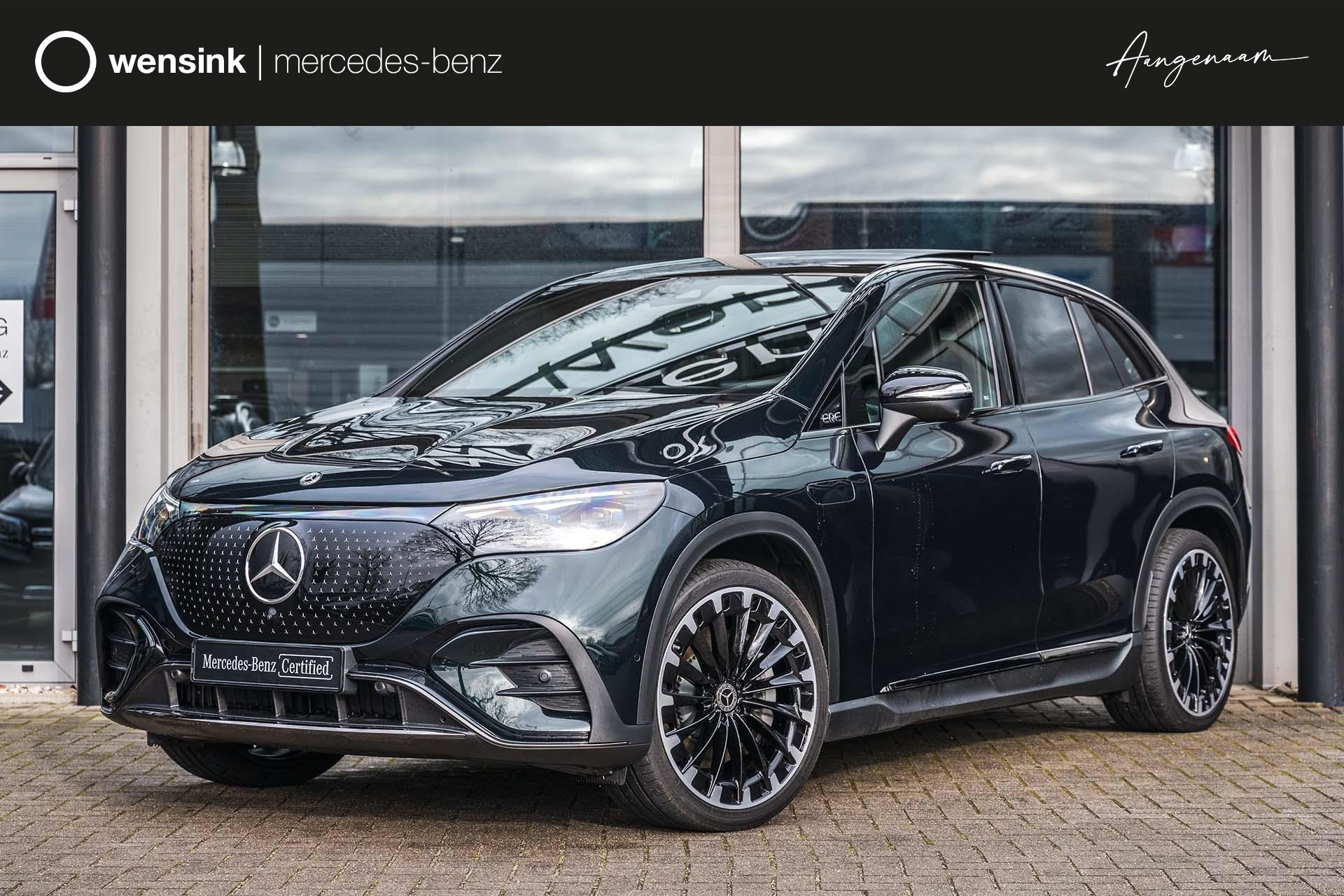 Mercedes-Benz EQE SUV 350+ AMG Premium | Trekhaak | Burmester 3D | Panoramadak | Rij-Assistentiepakket + | Smaragd Groen | 360-camera | Luchtvering | Digital Light | 22" | Keyless Entry | Apple Carplay |