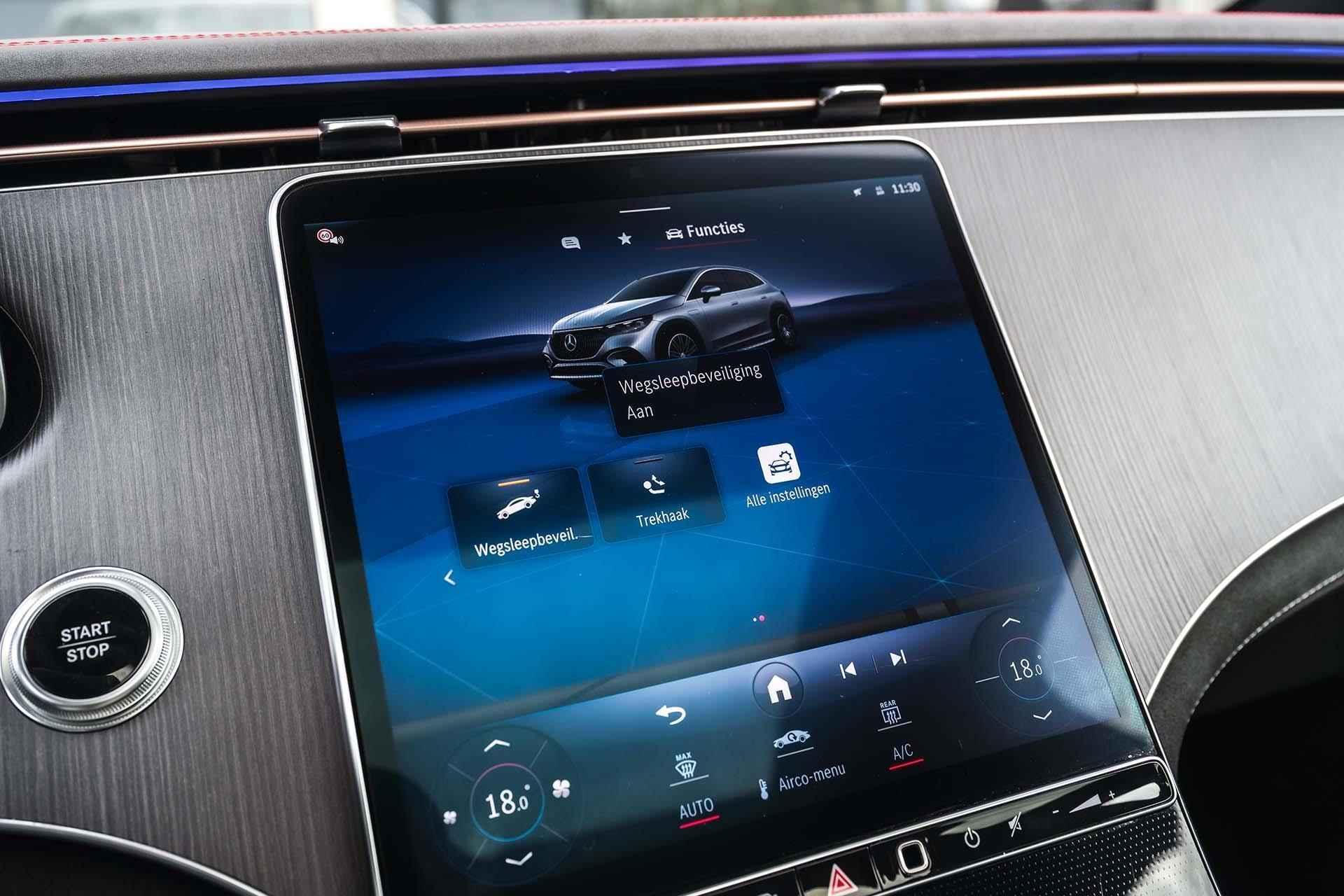 Mercedes-Benz EQE SUV 350+ AMG Premium | Trekhaak | Burmester 3D | Panoramadak | Rij-Assistentiepakket + | Smaragd Groen | 360-camera | Luchtvering | Digital Light | 22" | Keyless Entry | Apple Carplay | - 29/41