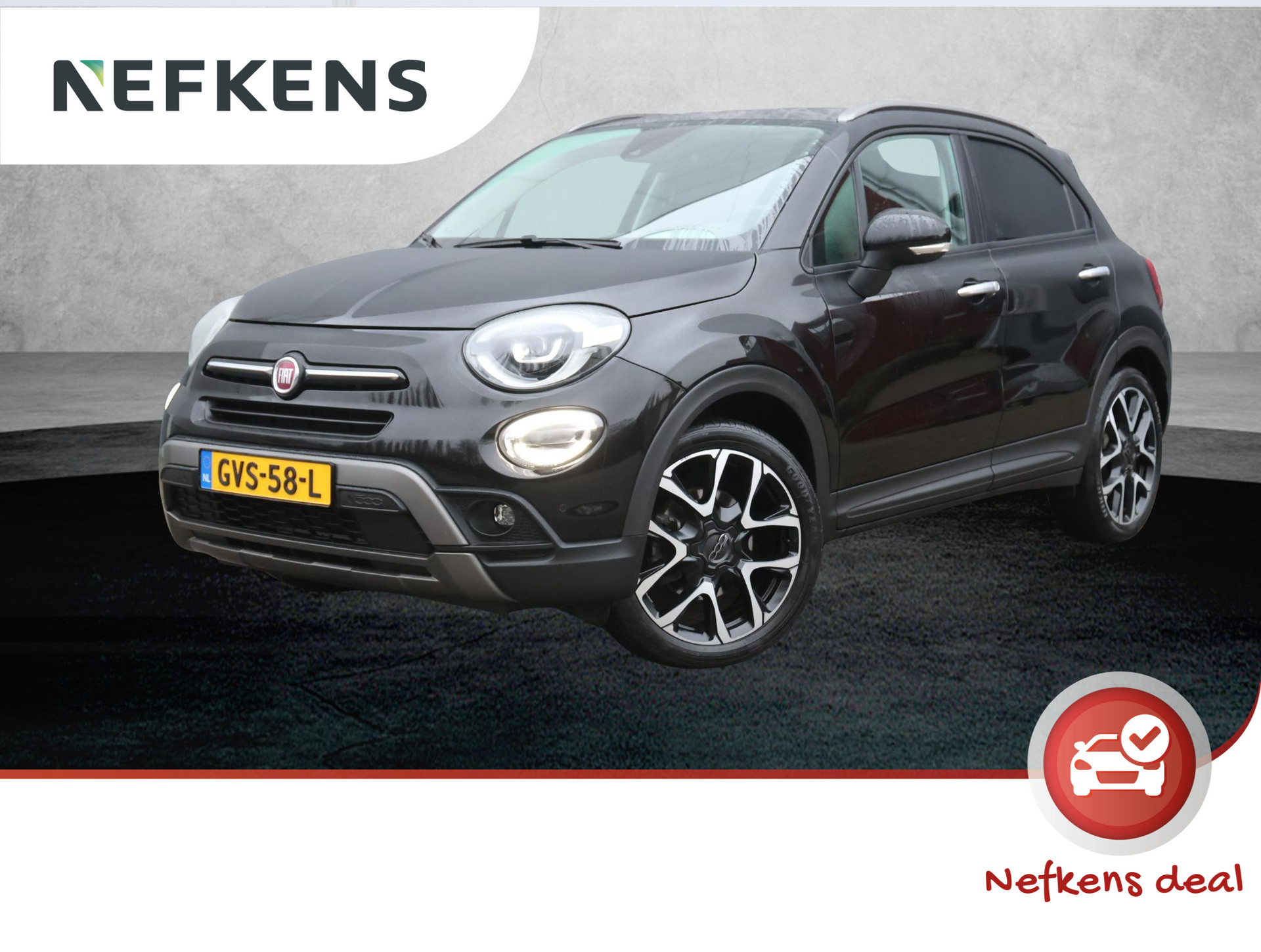 Fiat 500 X Cross 150pk GSE Cross | Achteruitrijcamera | Keyless | Climate | 7"scherm | 19" LMV | Apple Carplay/Android Auto |