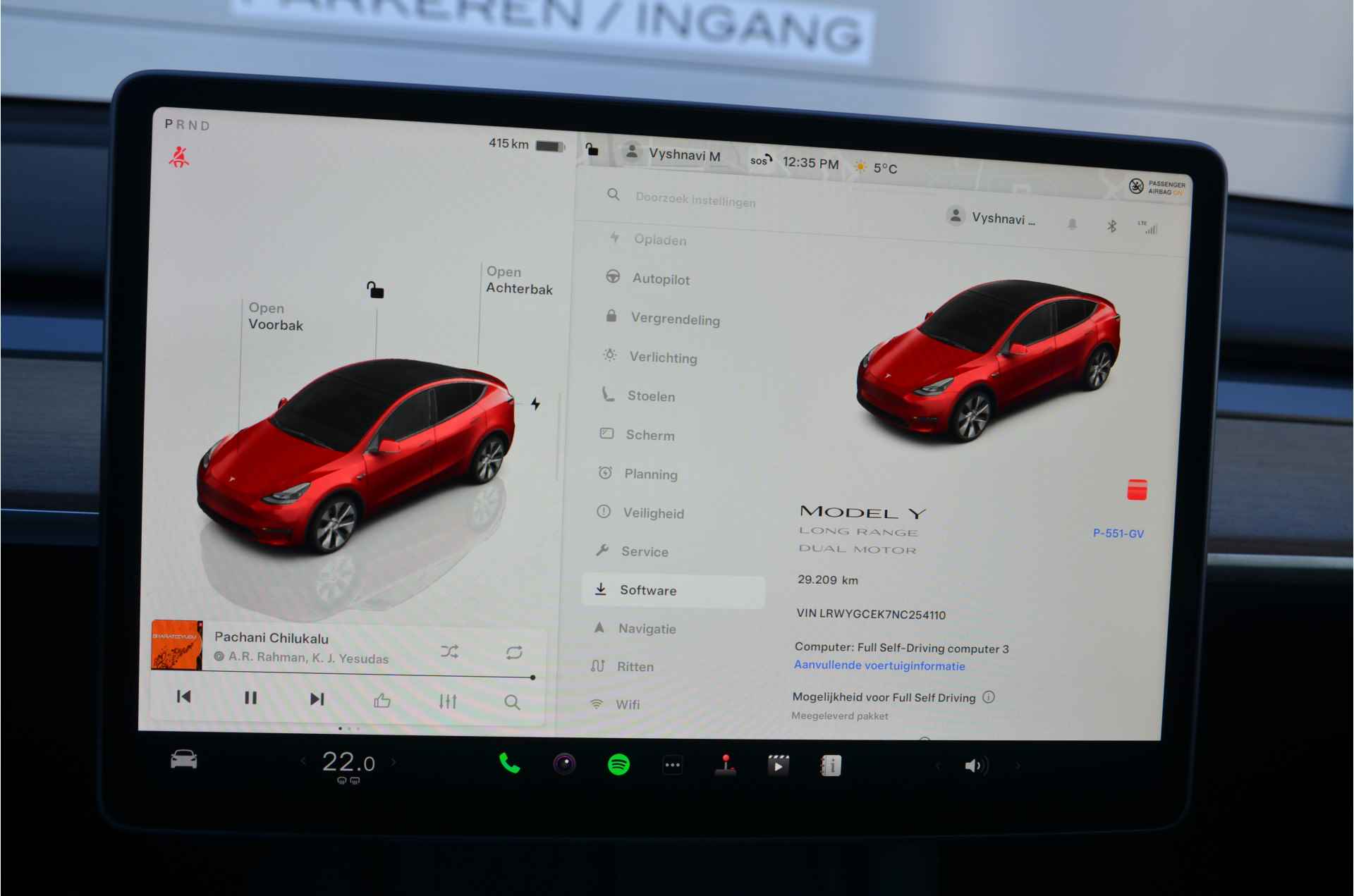 Tesla Model Y Long Range AWD 75 kWh Enhanced AutoPilot+FSD - 22/33