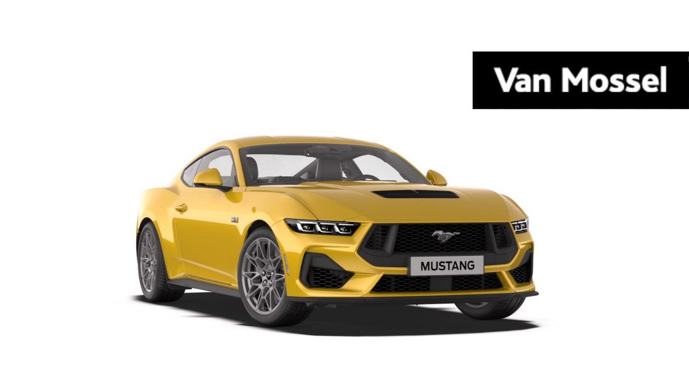 Ford Mustang Fastback 5.0 V8 GT | 2024 MODEL | AUTOMAAT | NU TE BESTELLEN | YELLOW SPLASH | bij viaBOVAG.nl