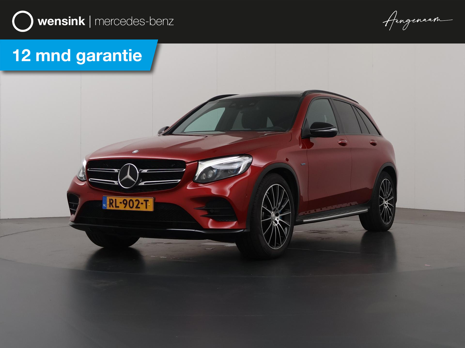 Mercedes-Benz GLC-klasse 350e 4MATIC Business Solution AMG | Luchtvering | Ele. wegklapbare trekhaak | Camera | Burmester Audio | HUD | Panoramadak | Adaptieve Cruise Control | Lederen Interieur |