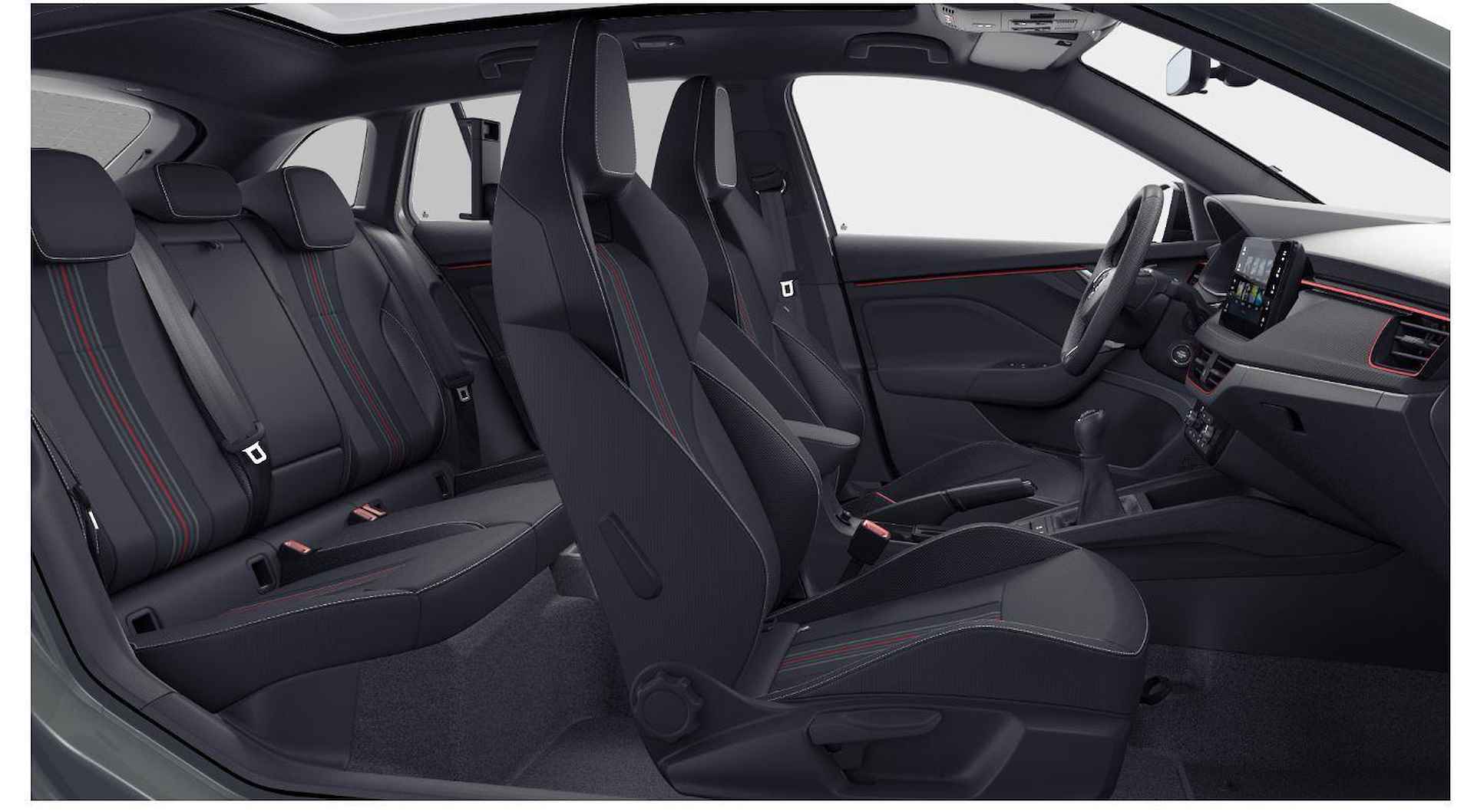 Škoda Scala Monte Carlo 1.0 85 kW / 115 pk TSI Hatchback 6 ver sn. Hand | Navigatie pakket | Travel assist | 18 inch lichtmetalen velgen Ursa | - 6/7