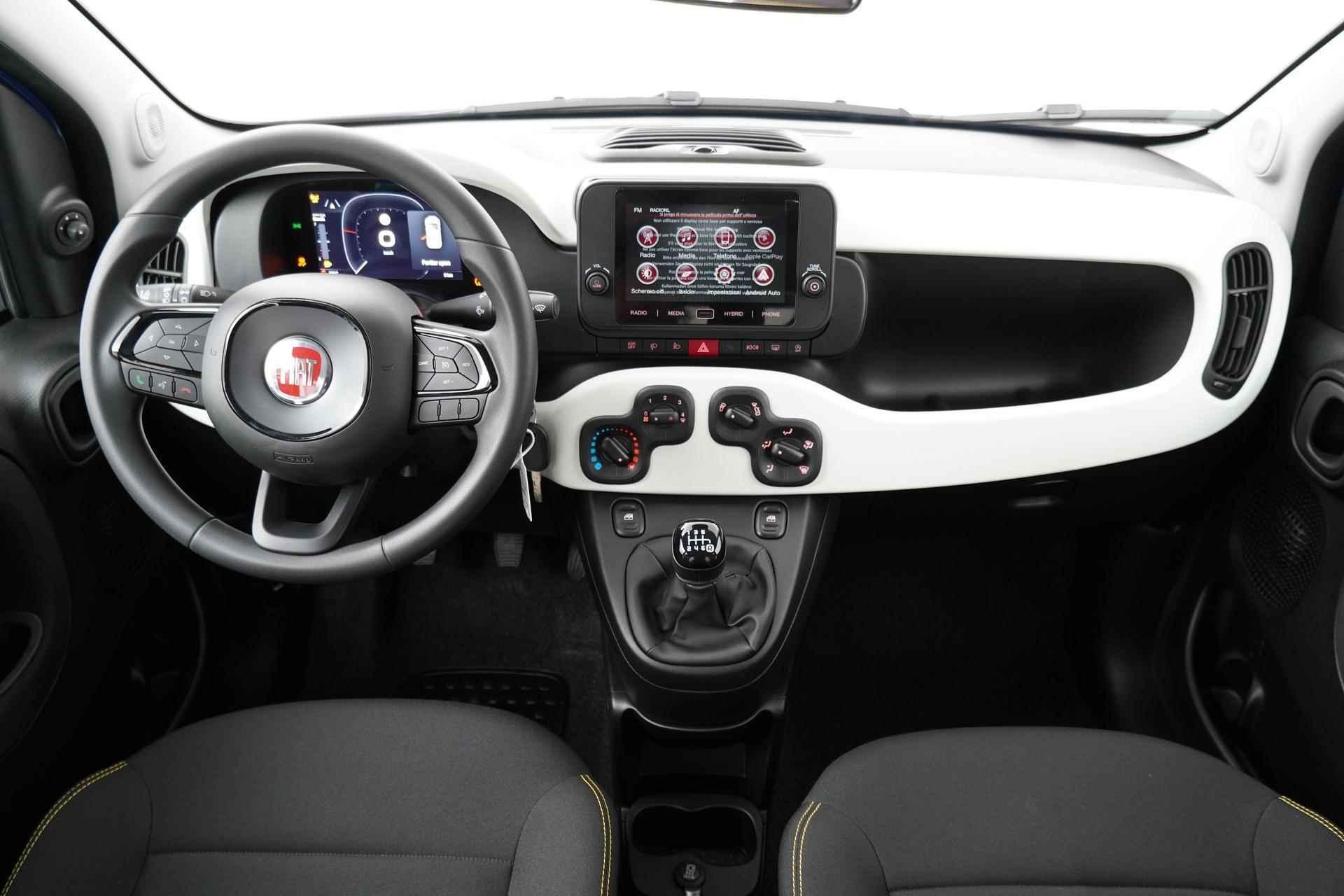 Fiat Panda 1.0 Hybrid Pandina Cruise control | Apple carplay/Android auto | Parkeersensoren - 6/17