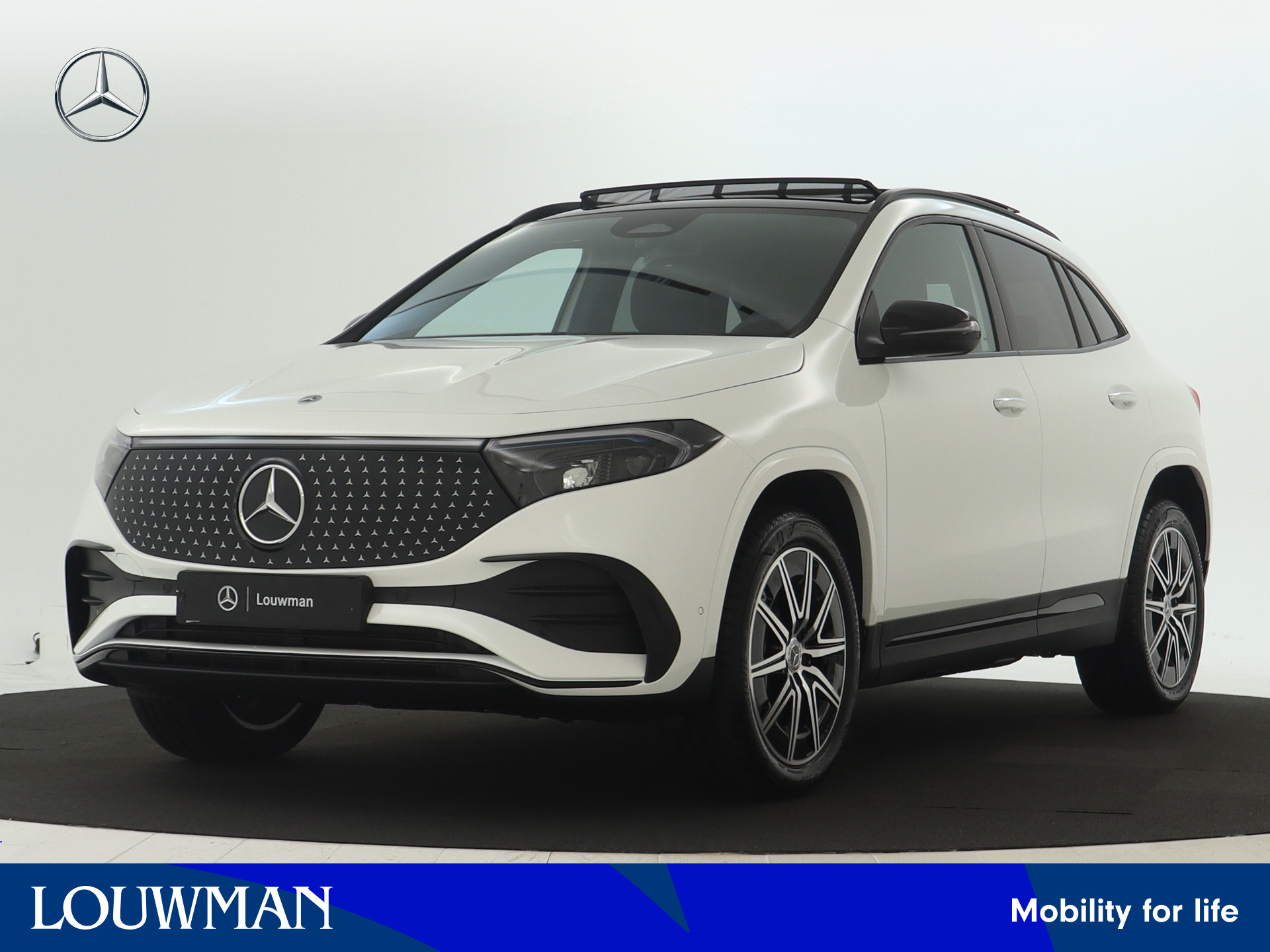 Mercedes-Benz EQA 250+ AMG Line LIMITED 71 kWh | Nightpakket | Parkeerpakket met achteruitrijcamera | KEYLESS-GO comfort pakket | Winter pakket | GUARD 360° Voertuigbescherming Plus | EASY PACK achterklep |