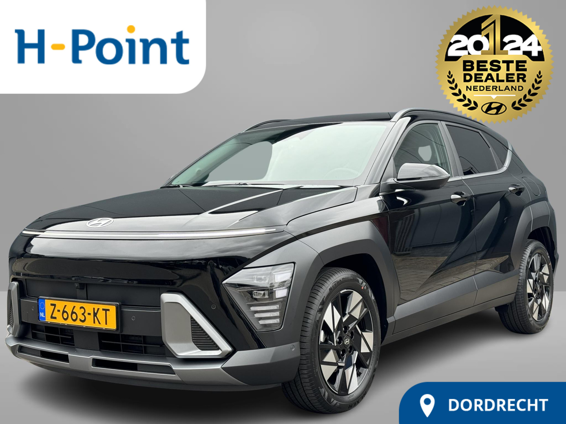 Hyundai Kona 1.6 GDI HEV Premium | €3229 KORTING | 360 CAMERA | NAVIGATIE | STOELVENTILATIE | BESCHIKBAAR VANAF 02-08-2024