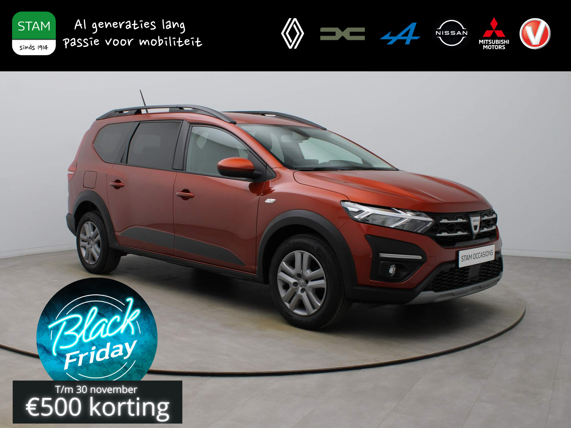 Dacia Jogger TCe 110pk Comfort 5-Pers. Airco | Camera | Navi | Parksens. achter