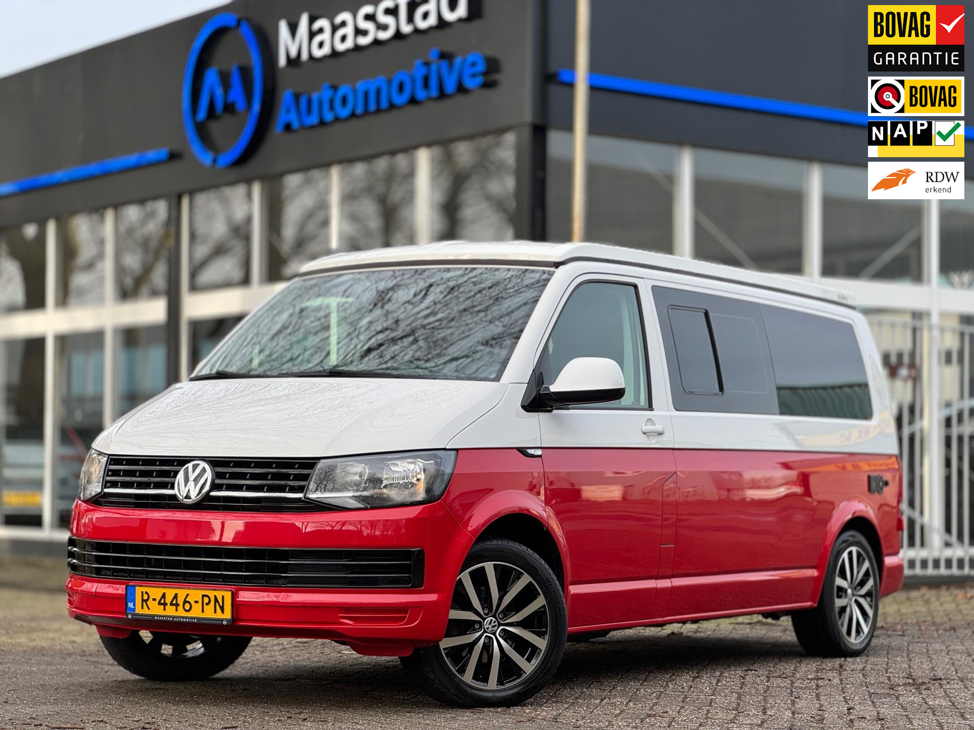 Volkswagen TRANSPORTER Camper|2018|1e eigenaar|Goed onderhouden|Volledig ingebouwd|2 bedden|Nieuwe APK|Unieke uitvoering