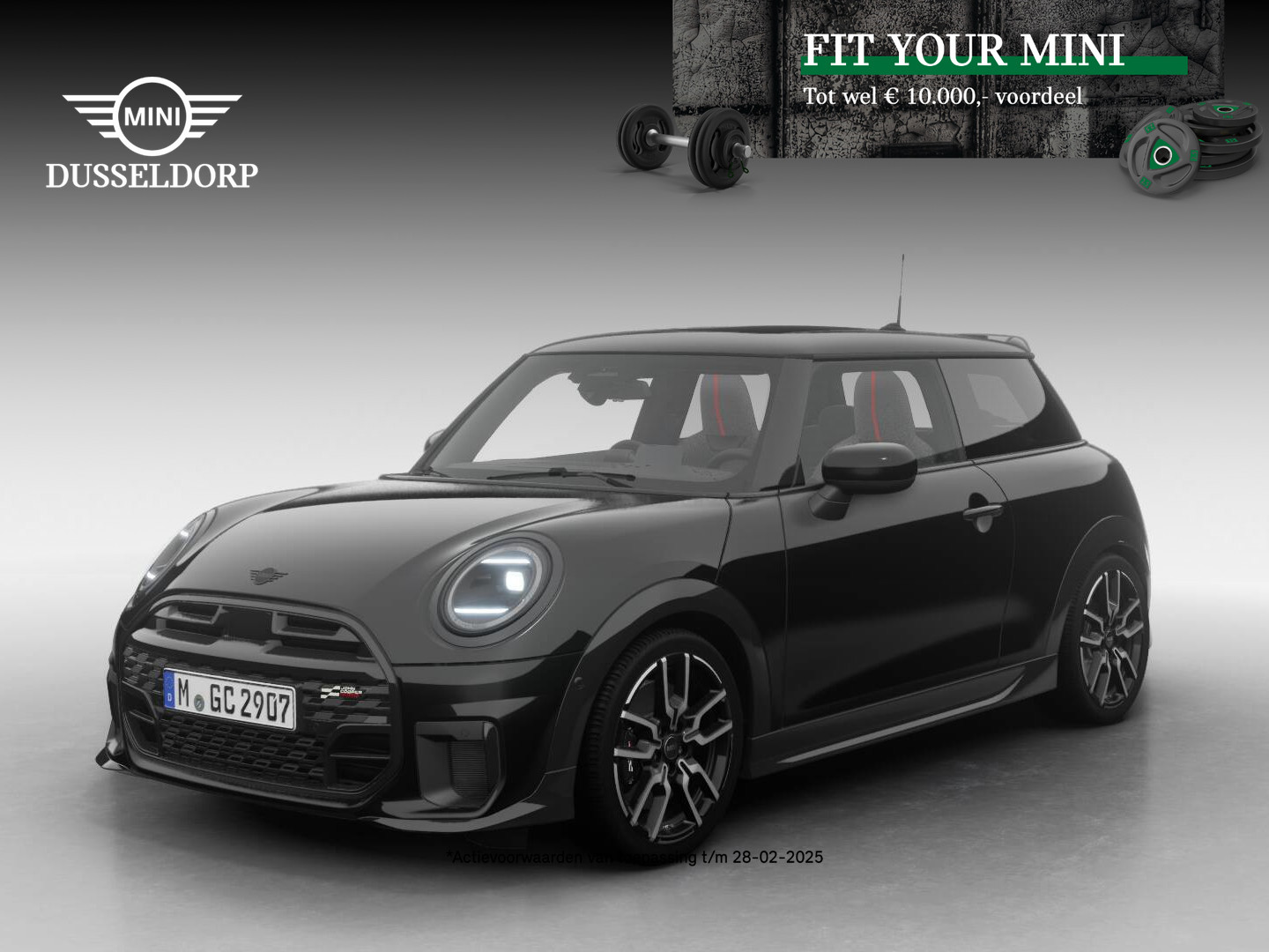 MINI Cooper C John Cooper Works Pakket M PRIVATE LEASE EUR 569,- (48 mnd/10.000 km)