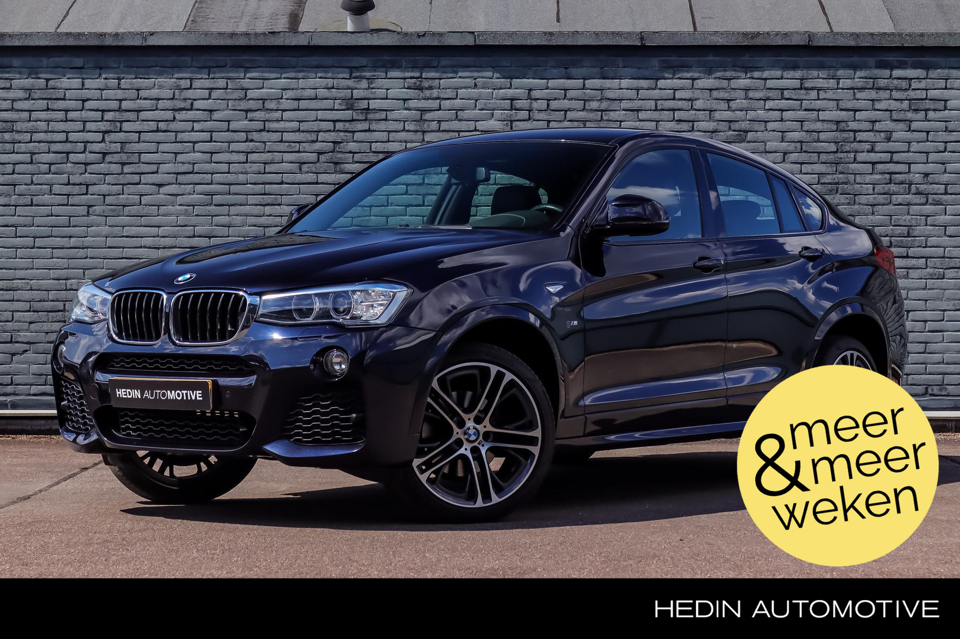 BMW X4 xDrive20i High Executive M-Sport Shadow | Leder | Navi Professional | Xenon LED | Elektrische Achterklep | Park Distance Control | Climate Control | Alarm | Stoelverwarming