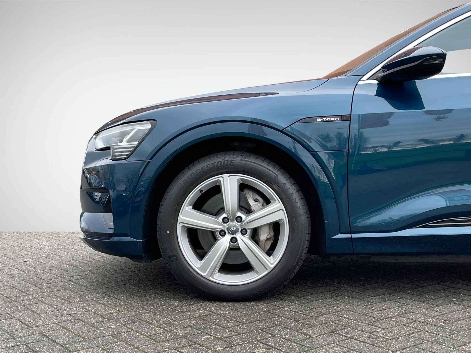 Audi e-tron e-tron 55 quattro advanced 95 kWh Tour Pack | Adapt. Cruise Control | Vol-Leder | Geheugenstoel | Stoelverwarming | Camera | Sportstoelen | Rijklaarprijs! - 8/28