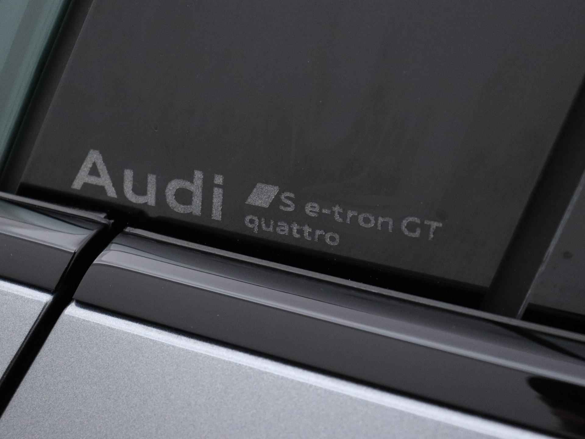 Audi e-tron GT S e-tron GT | ASSISTENTIE PAKKET | DESIGN PAKKET | LICHTPAKKET | Bang & Olufsen premium | Panorama dak Smart Glass | Stoelverwarming voor en achter | - 27/32