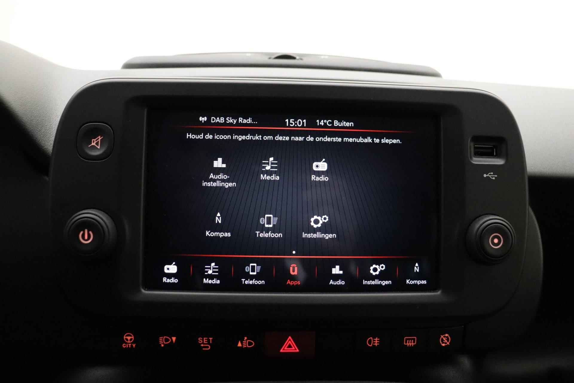 Fiat Panda 1.0 Hybrid City Life | Navigatie via Apple Carplay | Dakrails | DAB radio | 5 Zitplaatsen | Airco | Hoge instap - 20/27