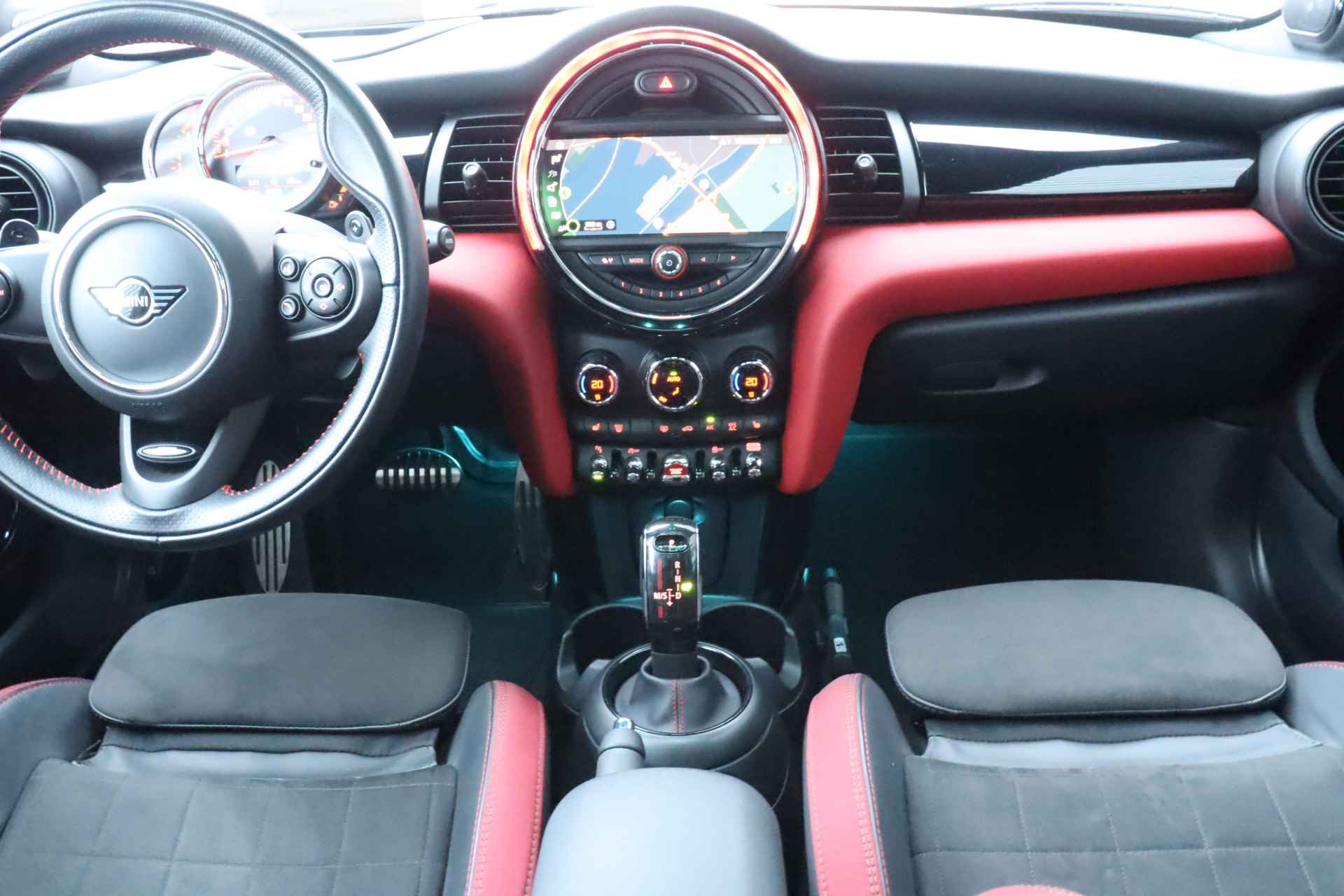 MINI Cooper S 2.0 192PK KNIGHTSBRIDGE EDITION JCW AUTOMAAT / NAVI / LEDER / CLIMA / FULL-LED / PDC / 17" LMV / KEYLESS / PANO. DAK / HARMANN - 29/37