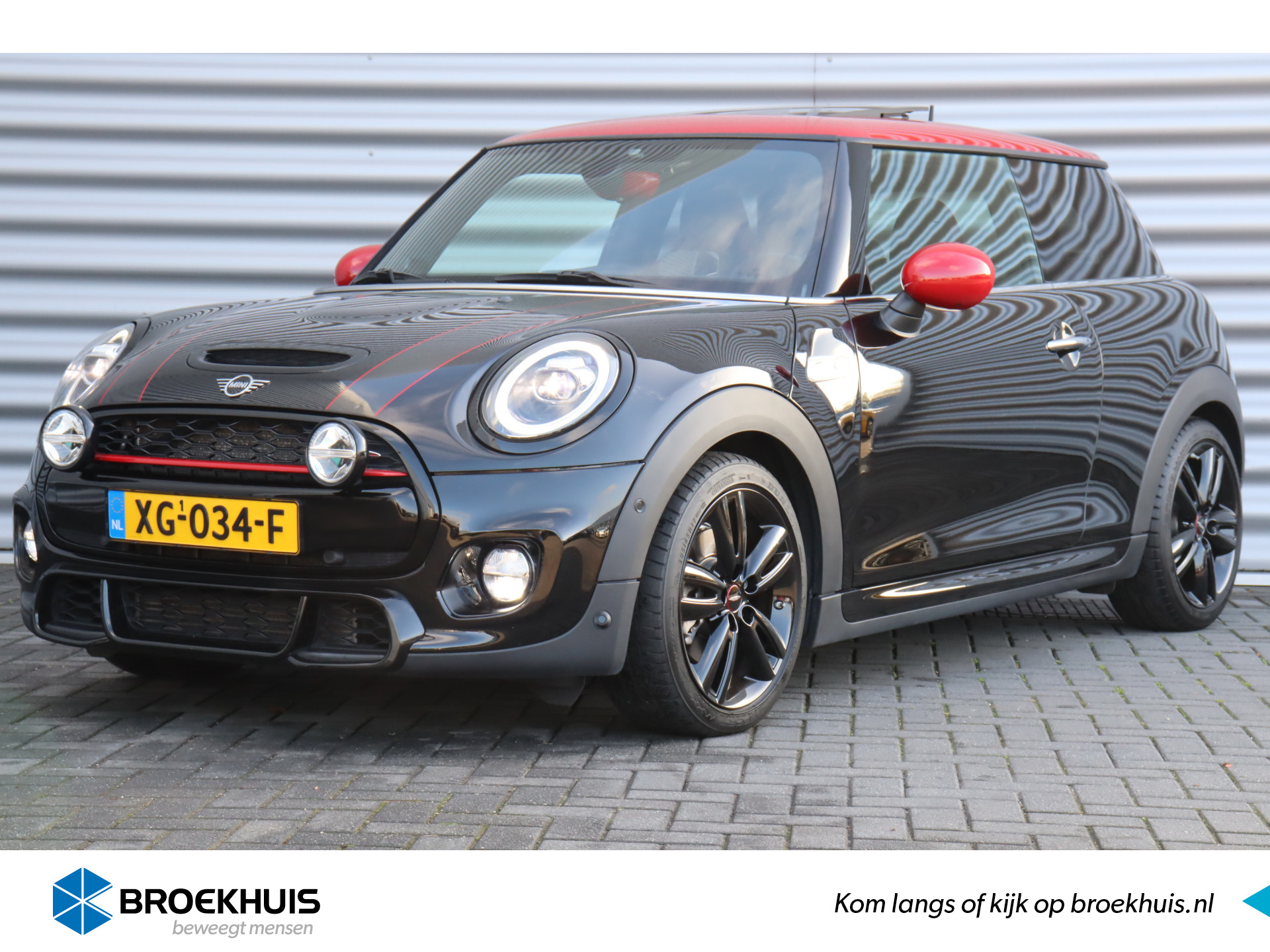 MINI Cooper S 2.0 192PK KNIGHTSBRIDGE EDITION JCW AUTOMAAT / NAVI / LEDER / CLIMA / FULL-LED / PDC / 17" LMV / KEYLESS / PANO. DAK / HARMANN