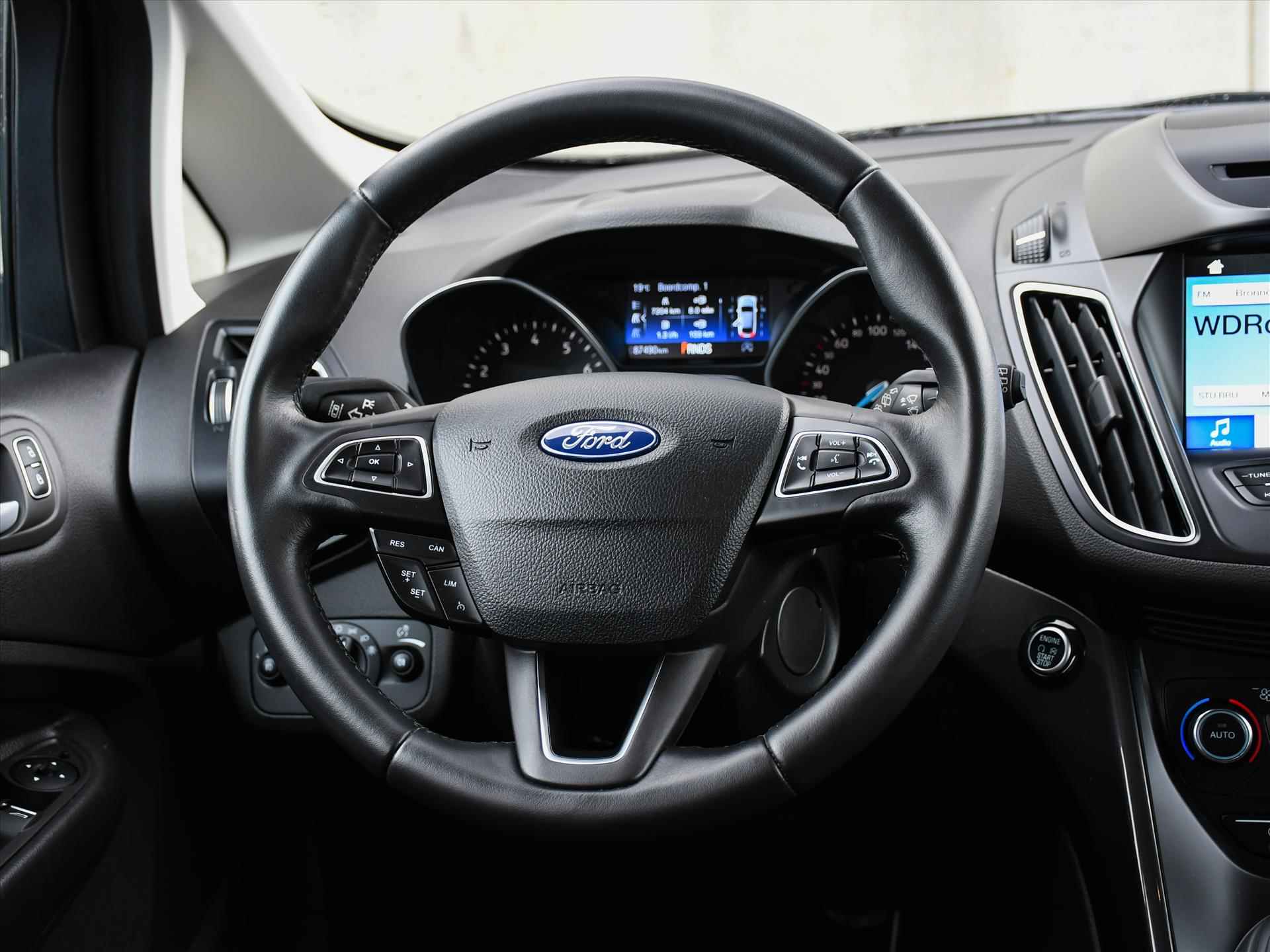 Ford Grand C-Max Titanium 1.5 EcoBoost 150pk Automaat CRUISE.C | LEDER | PDC ACHTER + CAM. | DAB | NAVI | CLIMA - 13/33